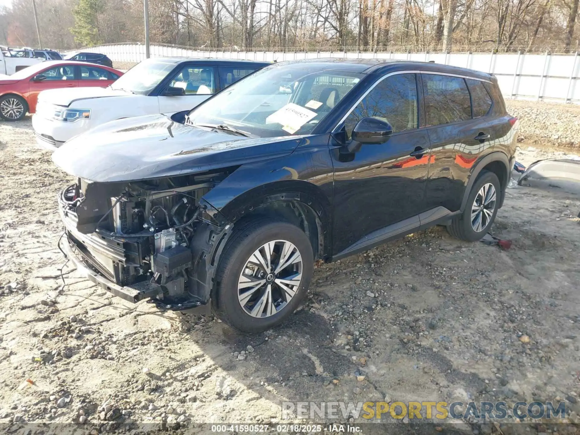 2 fotografías del automóvil dañado 5N1AT3BA5MC724527 NISSAN ROGUE 2021