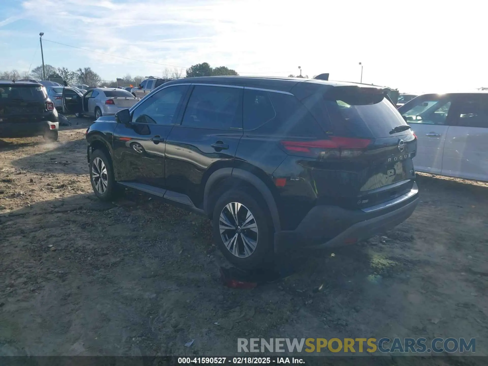 3 fotografías del automóvil dañado 5N1AT3BA5MC724527 NISSAN ROGUE 2021
