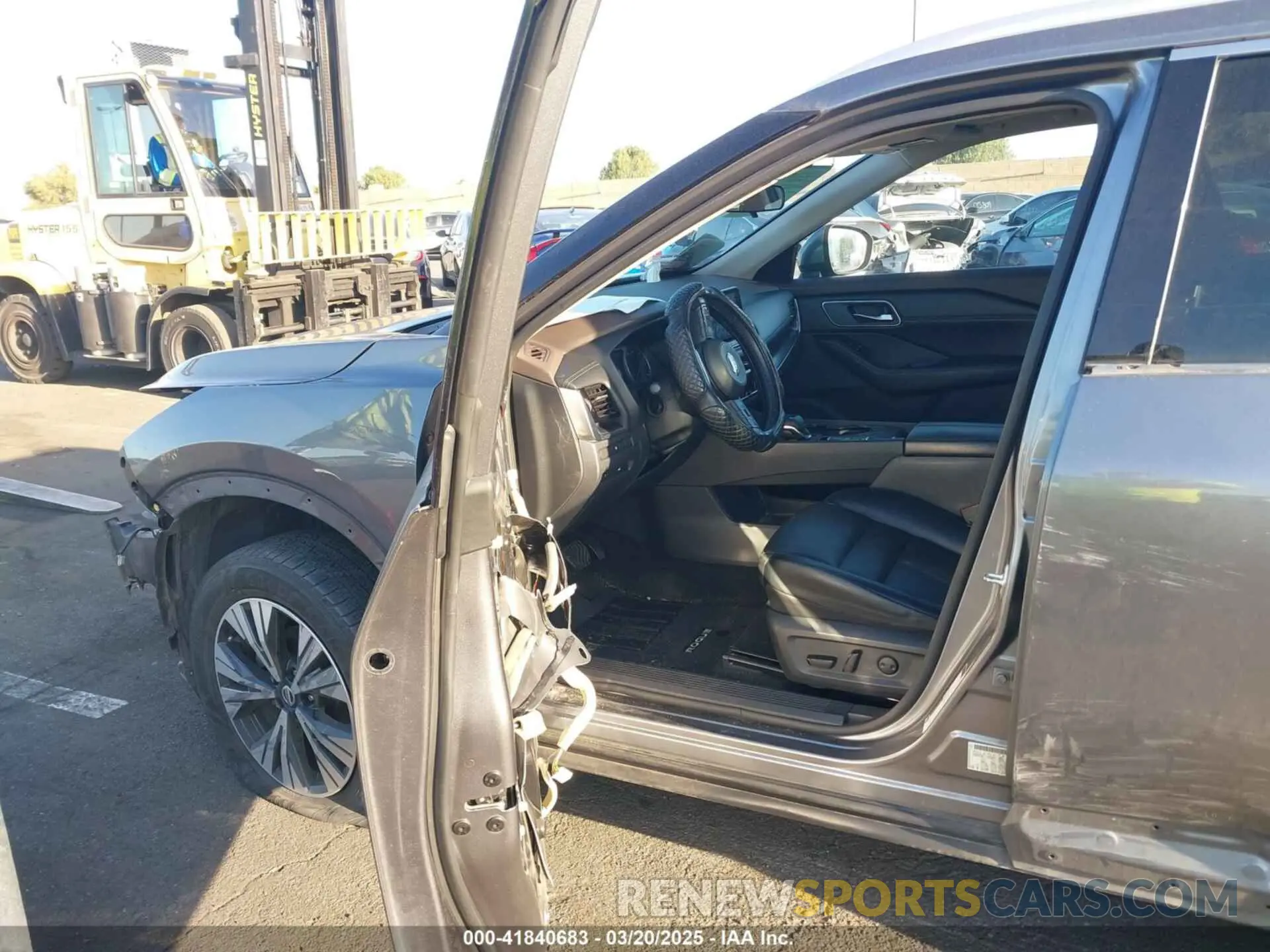 5 fotografías del automóvil dañado 5N1AT3BA5MC766020 NISSAN ROGUE 2021