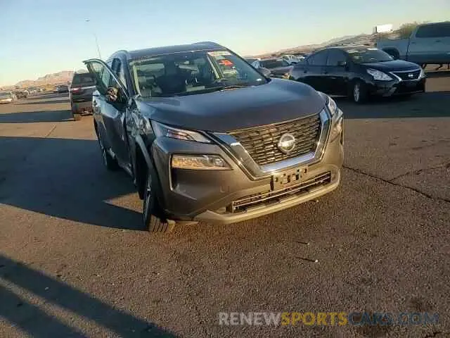 12 fotografías del automóvil dañado 5N1AT3BA5MC779382 NISSAN ROGUE 2021