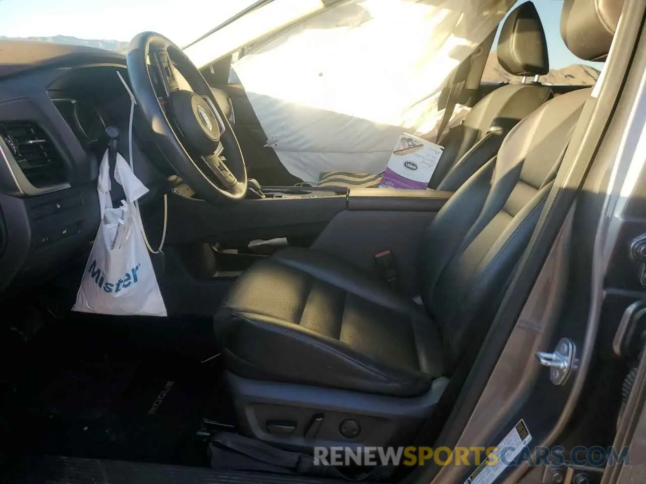 7 fotografías del automóvil dañado 5N1AT3BA5MC779382 NISSAN ROGUE 2021
