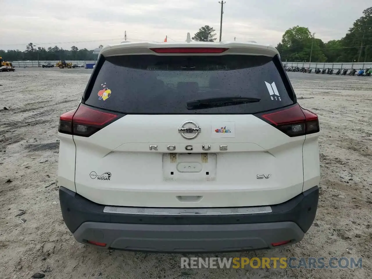 6 fotografías del automóvil dañado 5N1AT3BA5MC793217 NISSAN ROGUE 2021