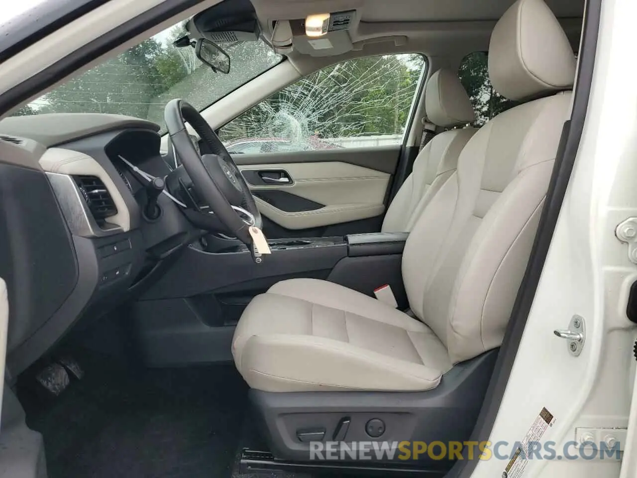 7 fotografías del automóvil dañado 5N1AT3BA5MC793217 NISSAN ROGUE 2021