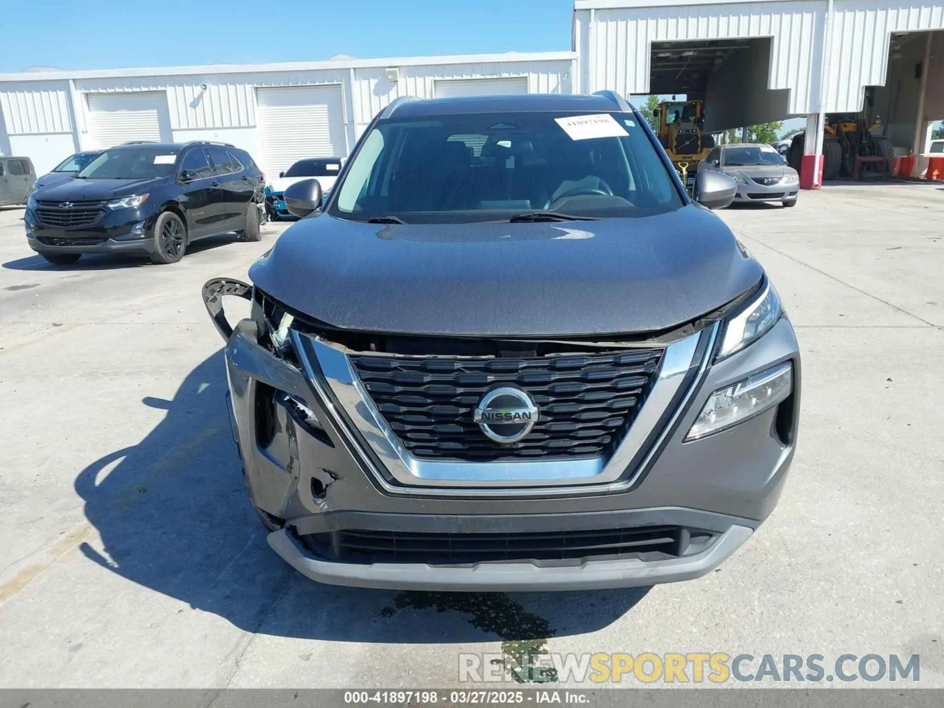 12 fotografías del automóvil dañado 5N1AT3BA5MC793881 NISSAN ROGUE 2021