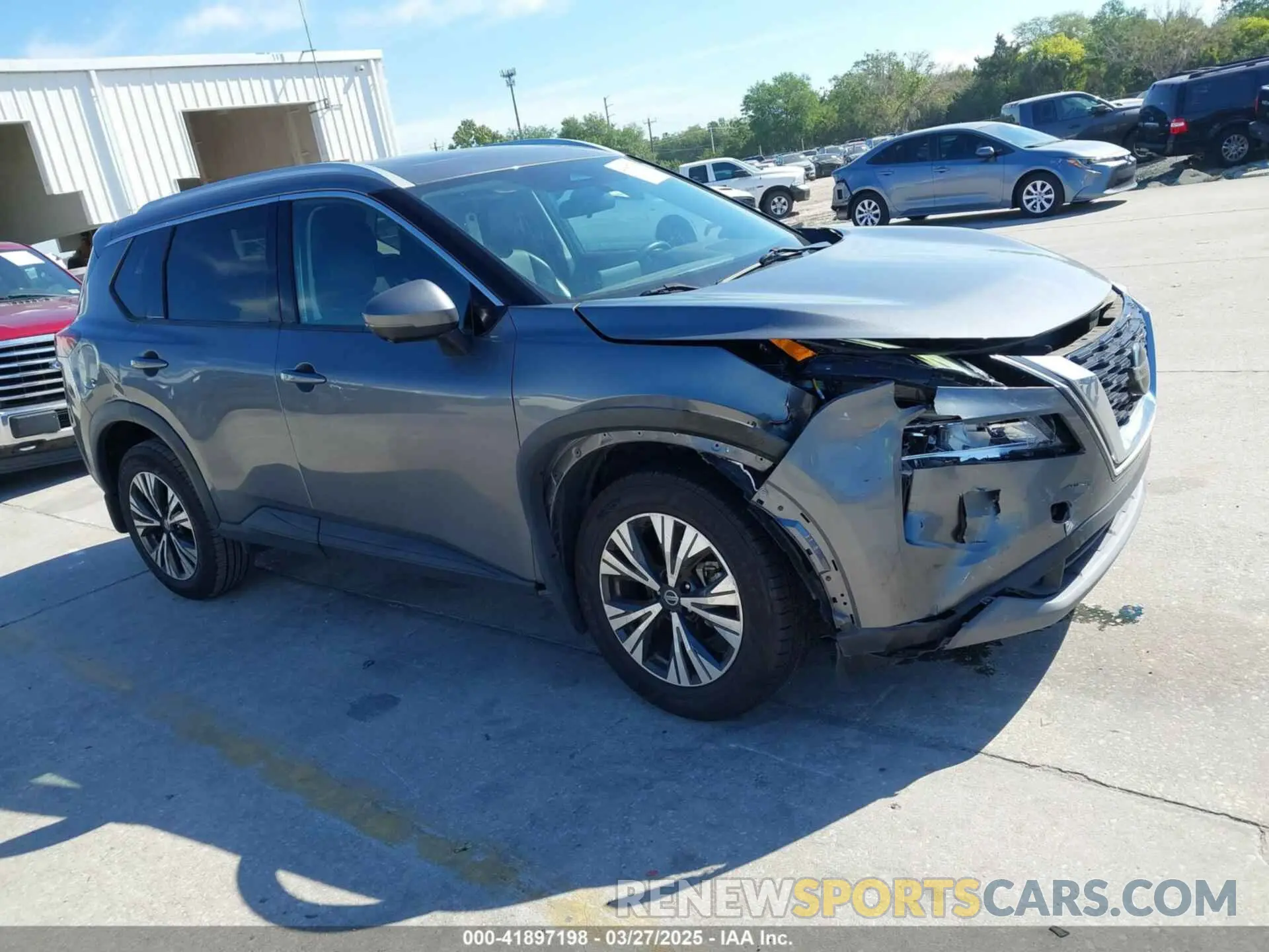 13 fotografías del automóvil dañado 5N1AT3BA5MC793881 NISSAN ROGUE 2021