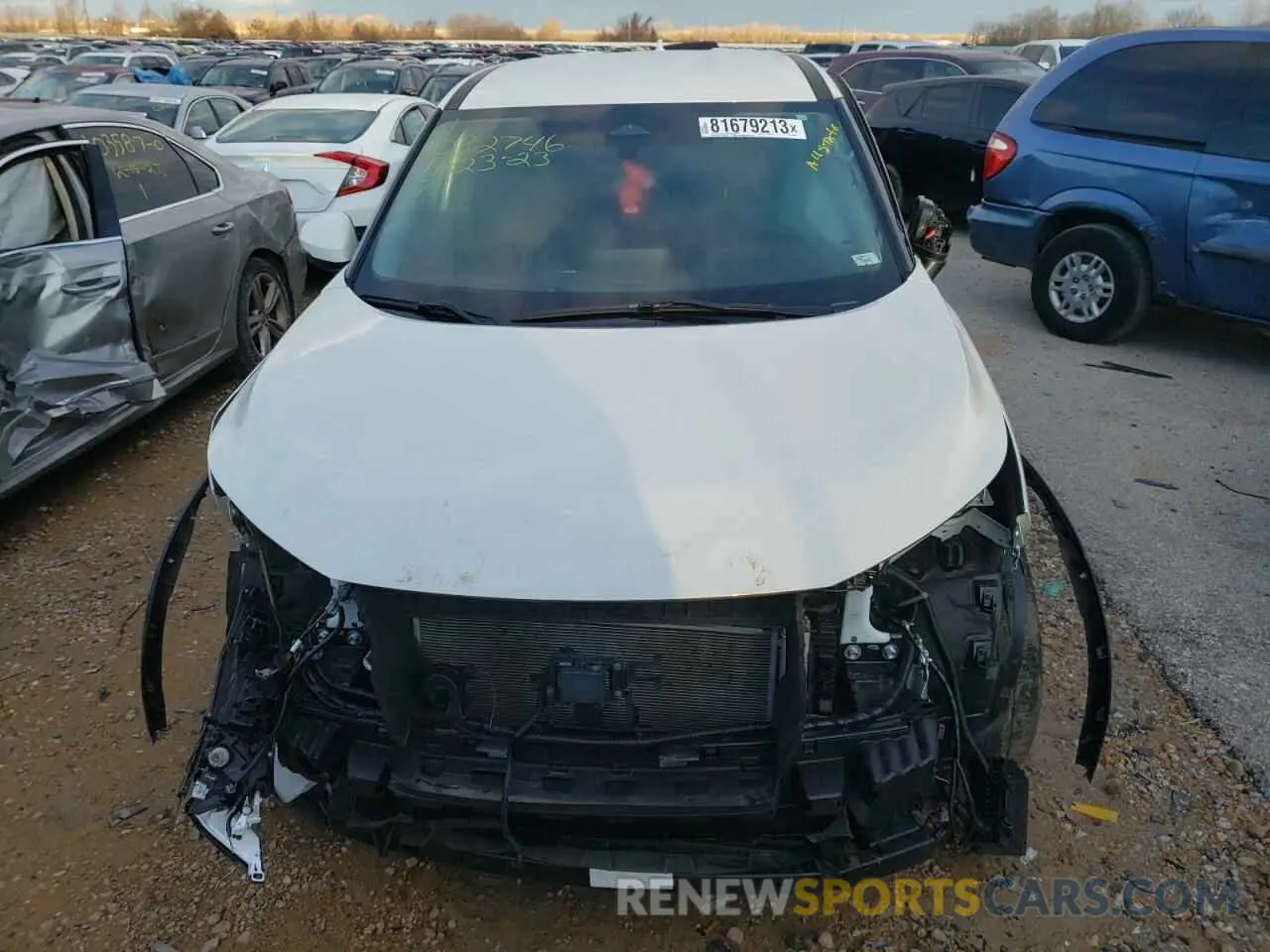 5 fotografías del automóvil dañado 5N1AT3BA5MC823252 NISSAN ROGUE 2021