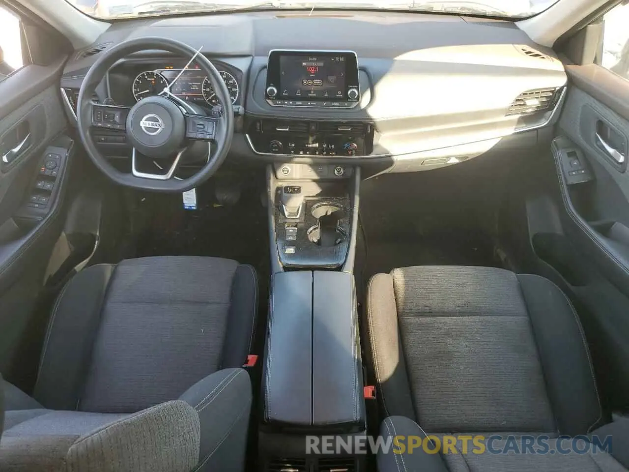 8 fotografías del automóvil dañado 5N1AT3BA6MC678108 NISSAN ROGUE 2021