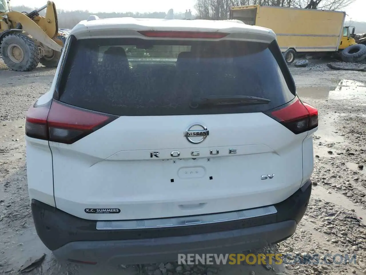 6 fotografías del automóvil dañado 5N1AT3BA6MC698701 NISSAN ROGUE 2021