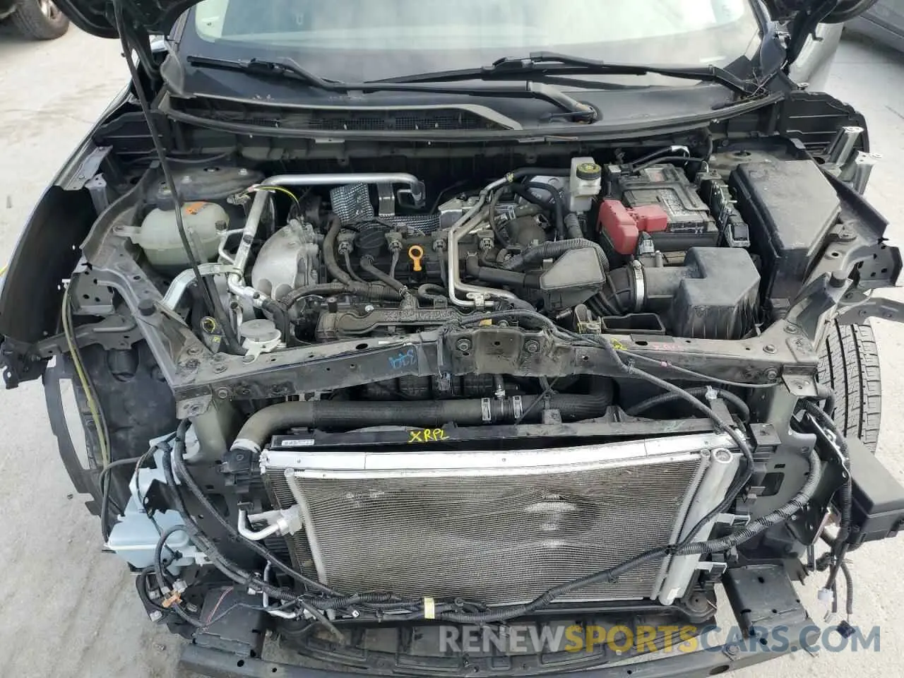 12 fotografías del automóvil dañado 5N1AT3BA6MC732670 NISSAN ROGUE 2021