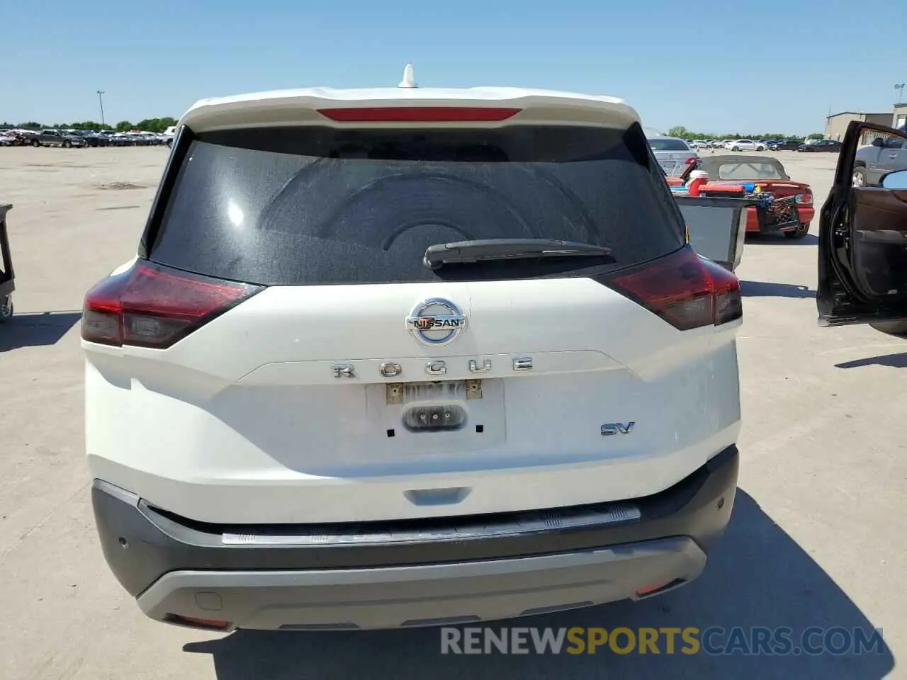 6 fotografías del automóvil dañado 5N1AT3BA6MC808033 NISSAN ROGUE 2021