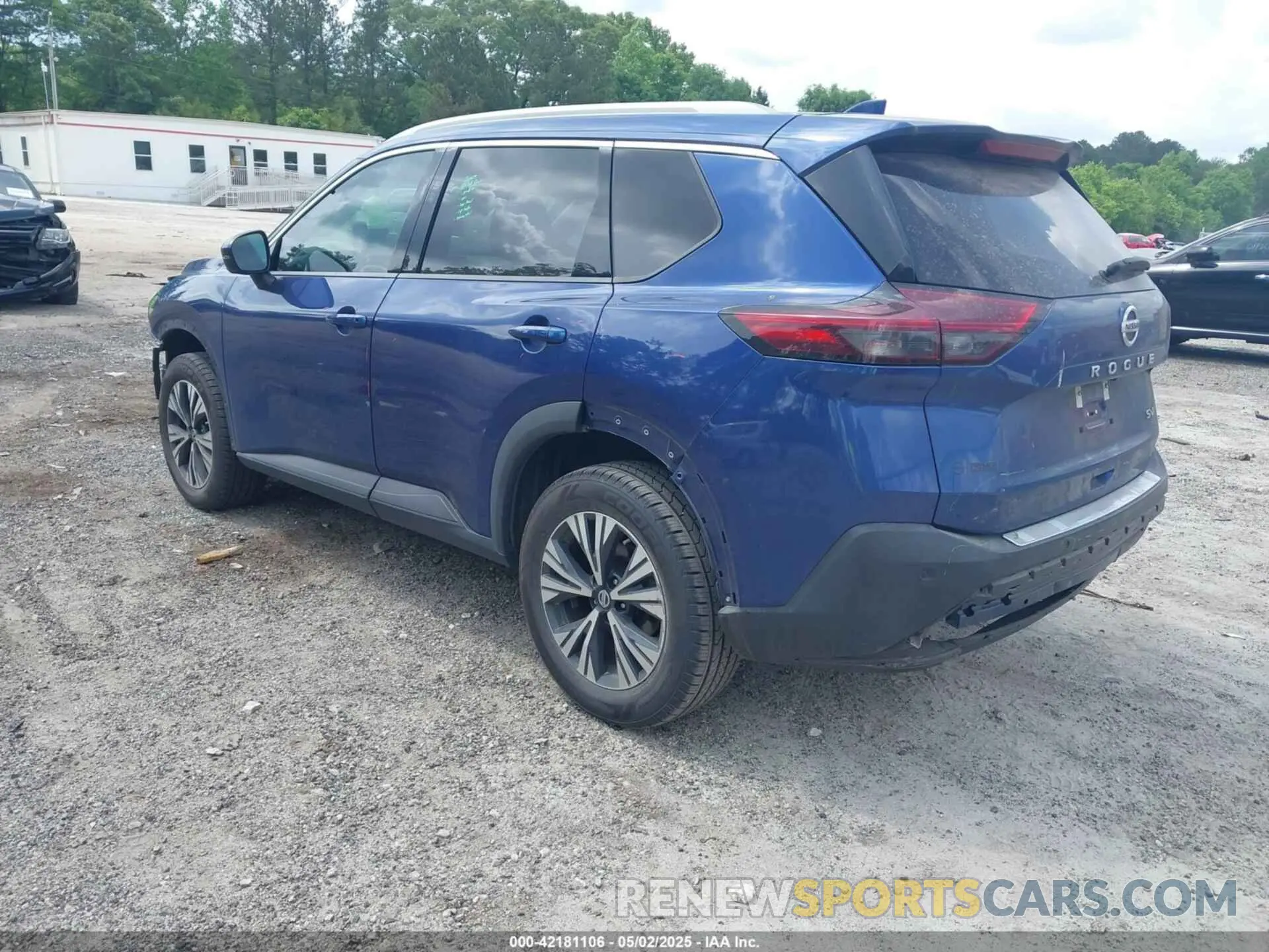 3 fotografías del automóvil dañado 5N1AT3BA6MC810252 NISSAN ROGUE 2021