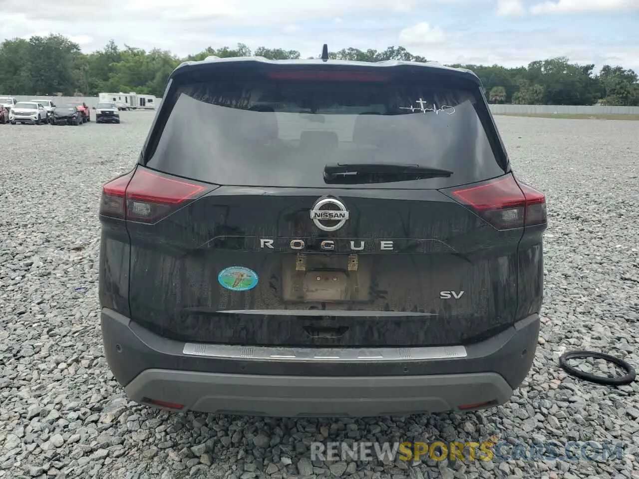6 fotografías del automóvil dañado 5N1AT3BA7MC703324 NISSAN ROGUE 2021