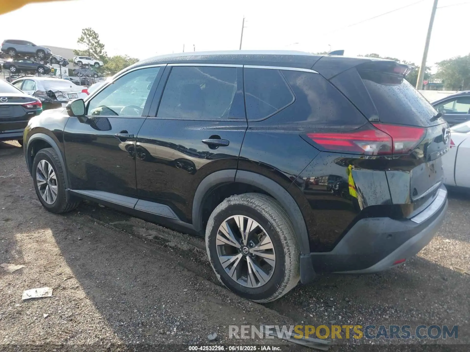 3 fotografías del automóvil dañado 5N1AT3BA7MC706935 NISSAN ROGUE 2021