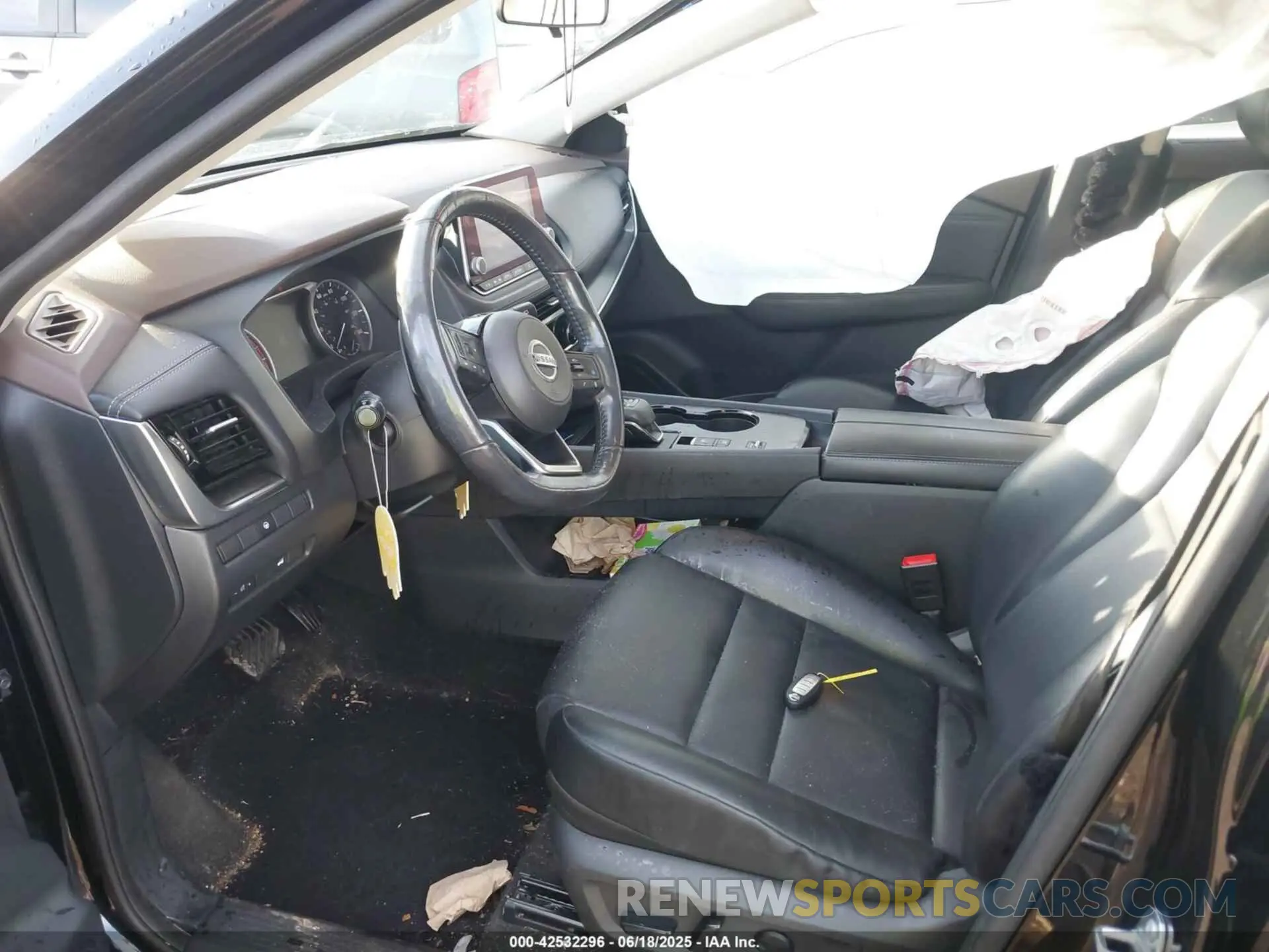 5 fotografías del automóvil dañado 5N1AT3BA7MC706935 NISSAN ROGUE 2021