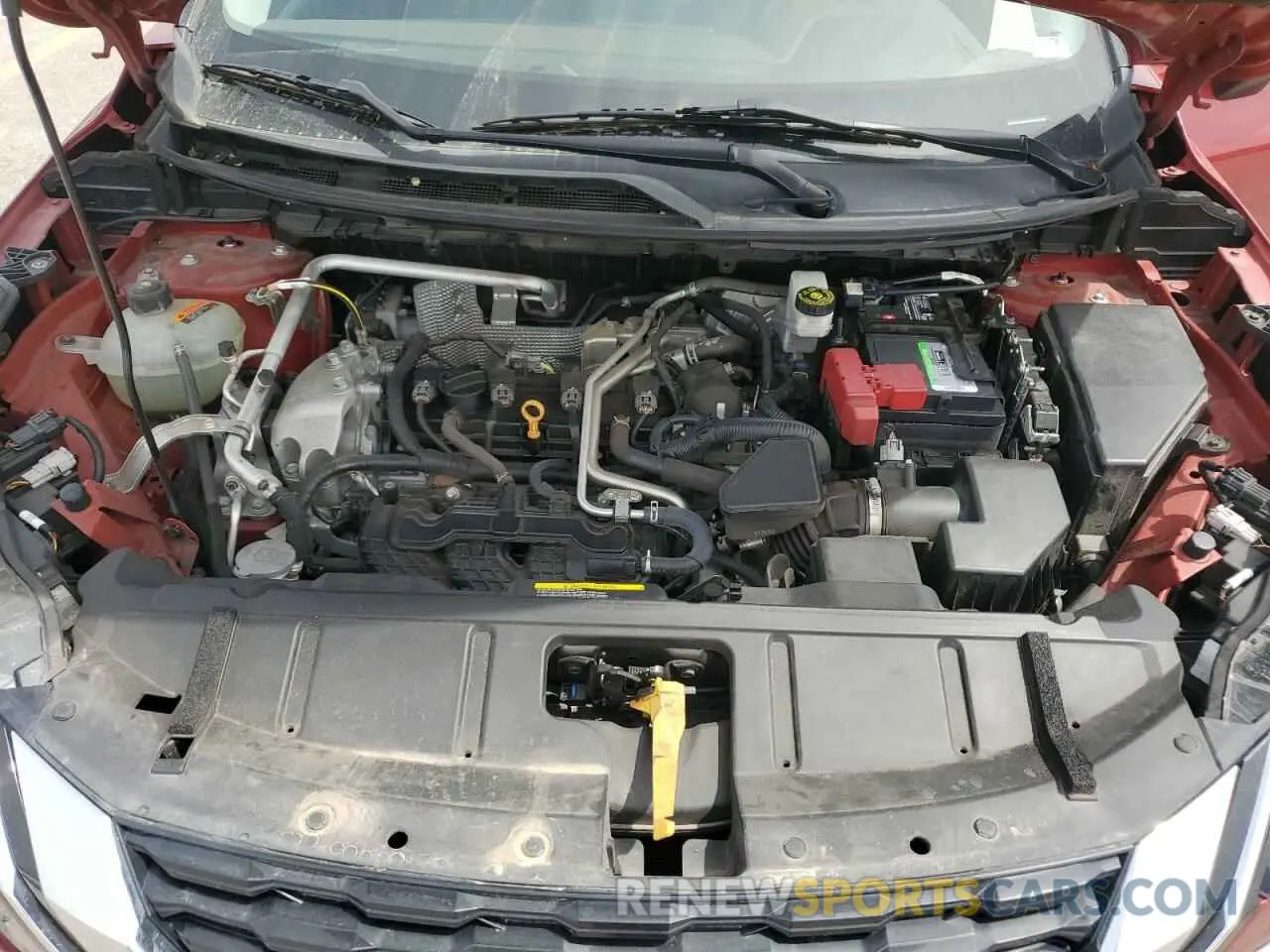12 fotografías del automóvil dañado 5N1AT3BA7MC777651 NISSAN ROGUE 2021