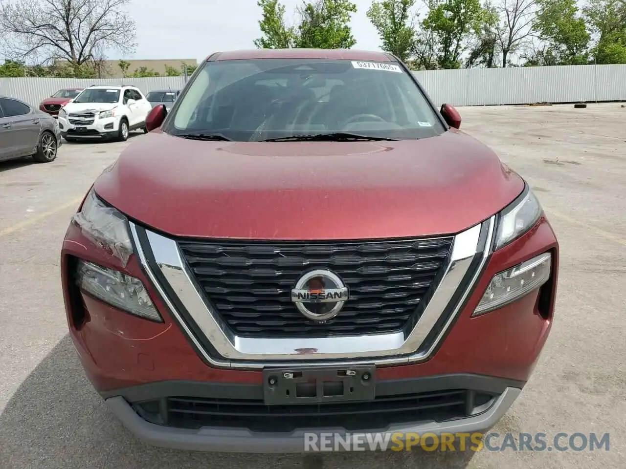 5 fotografías del automóvil dañado 5N1AT3BA7MC777651 NISSAN ROGUE 2021