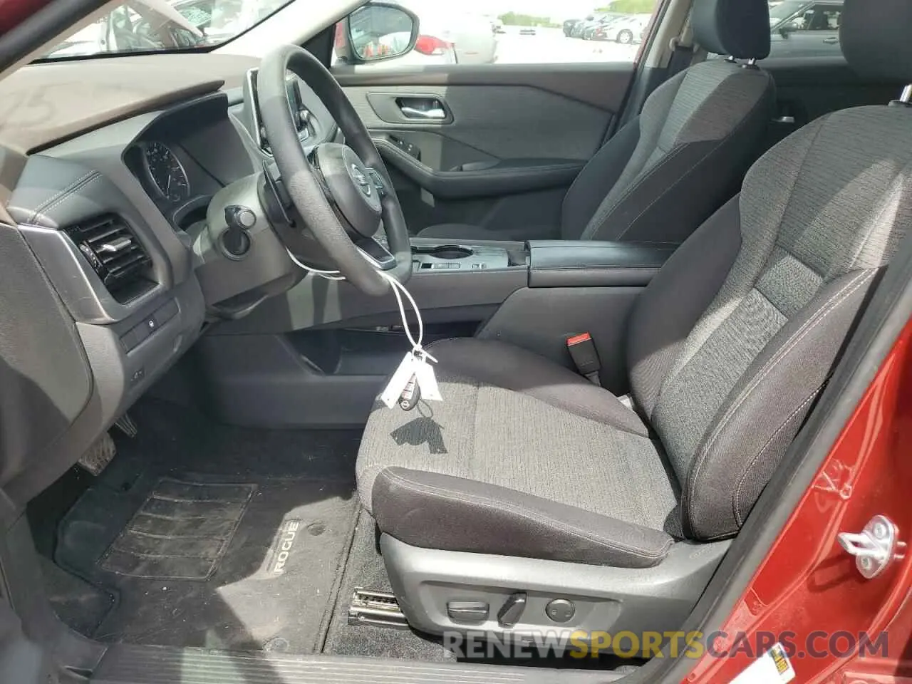 7 fotografías del automóvil dañado 5N1AT3BA7MC777651 NISSAN ROGUE 2021