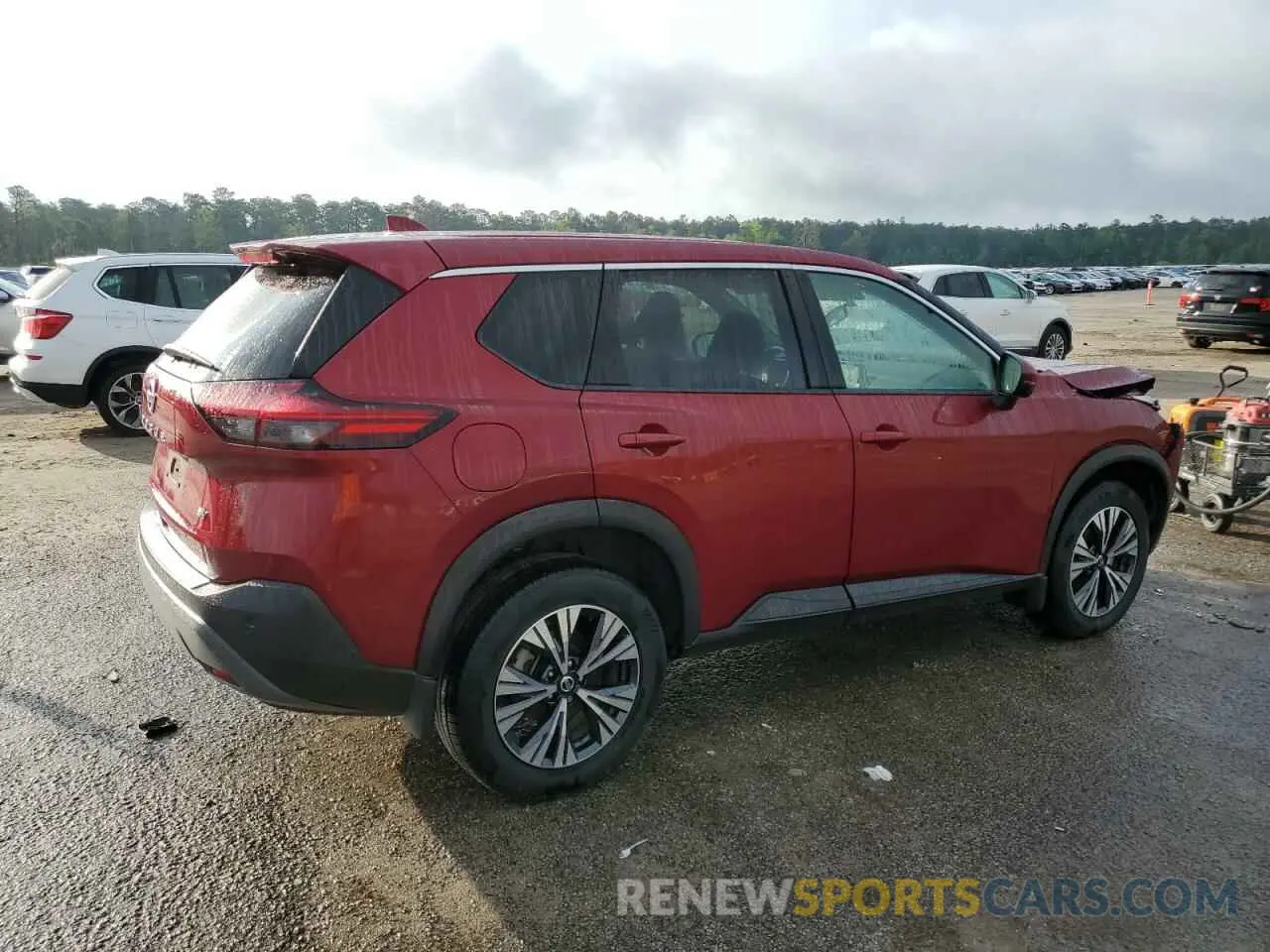 3 fotografías del automóvil dañado 5N1AT3BA7MC827190 NISSAN ROGUE 2021