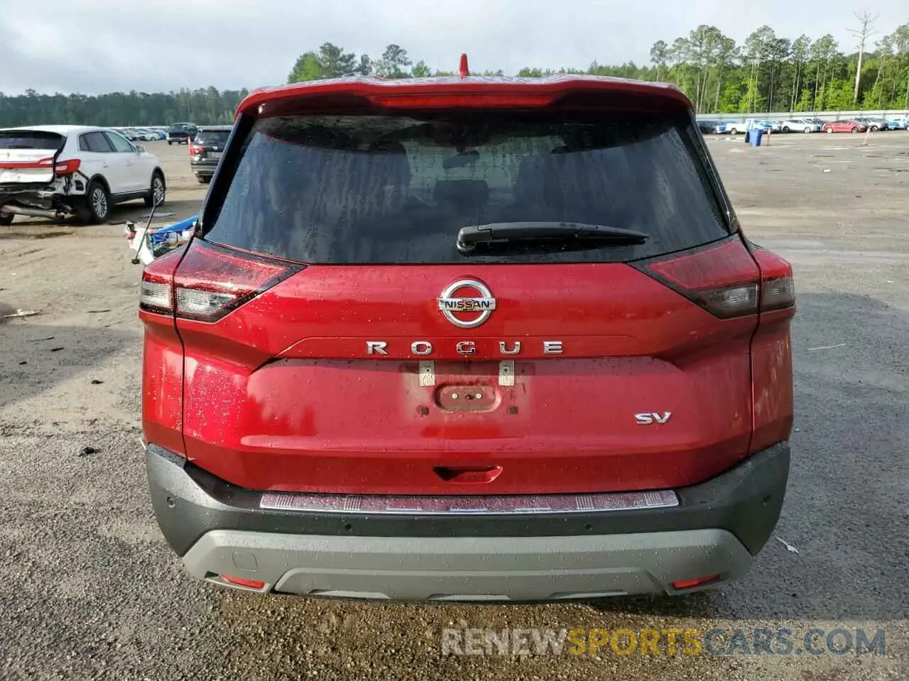 6 fotografías del automóvil dañado 5N1AT3BA7MC827190 NISSAN ROGUE 2021