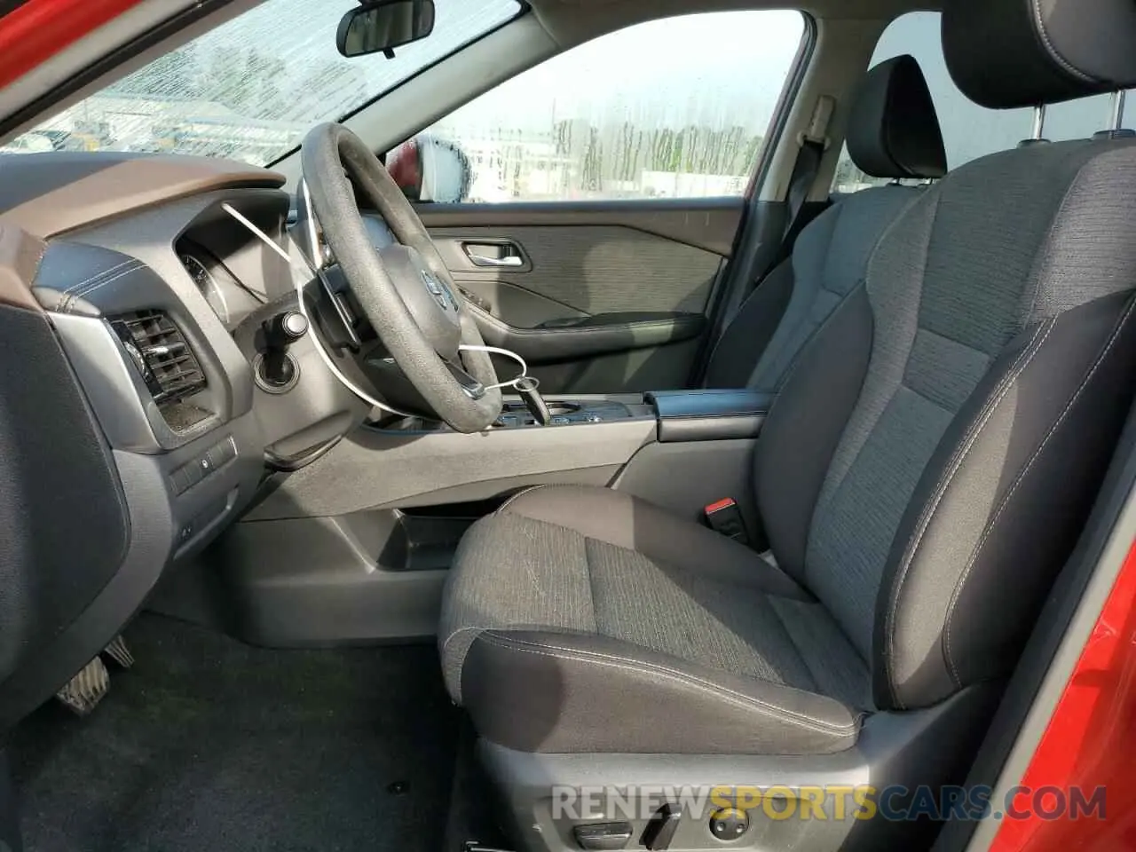 7 fotografías del automóvil dañado 5N1AT3BA7MC827190 NISSAN ROGUE 2021