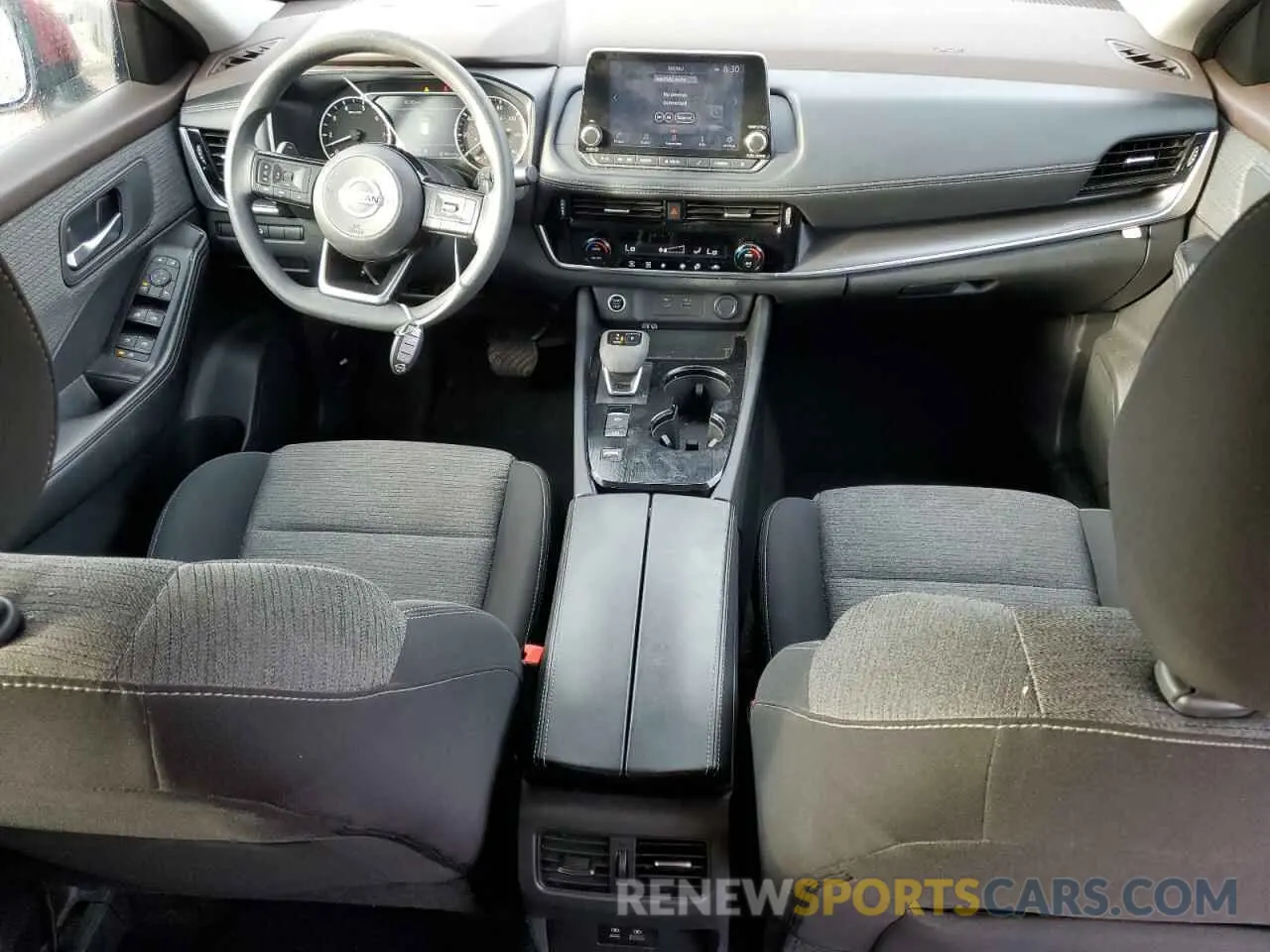 8 fotografías del automóvil dañado 5N1AT3BA7MC827190 NISSAN ROGUE 2021