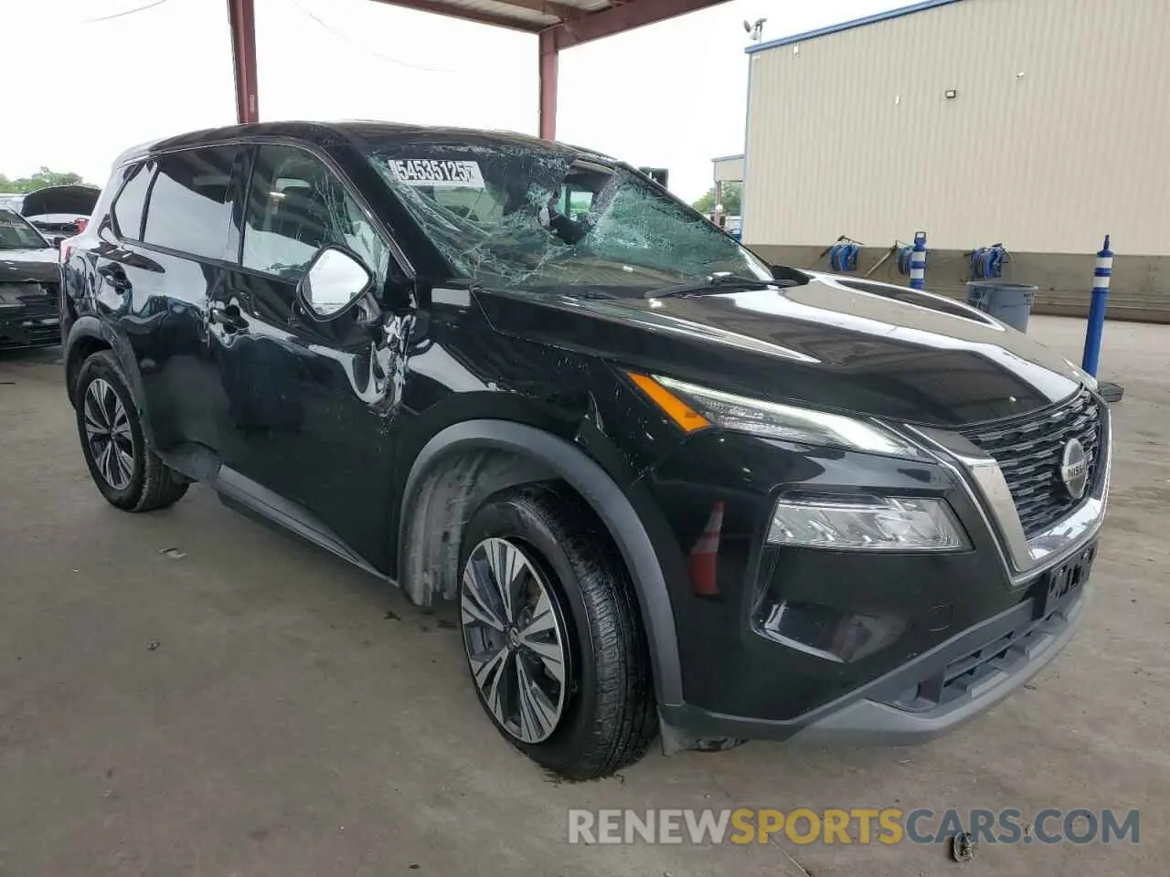 4 fotografías del automóvil dañado 5N1AT3BA8MC703705 NISSAN ROGUE 2021