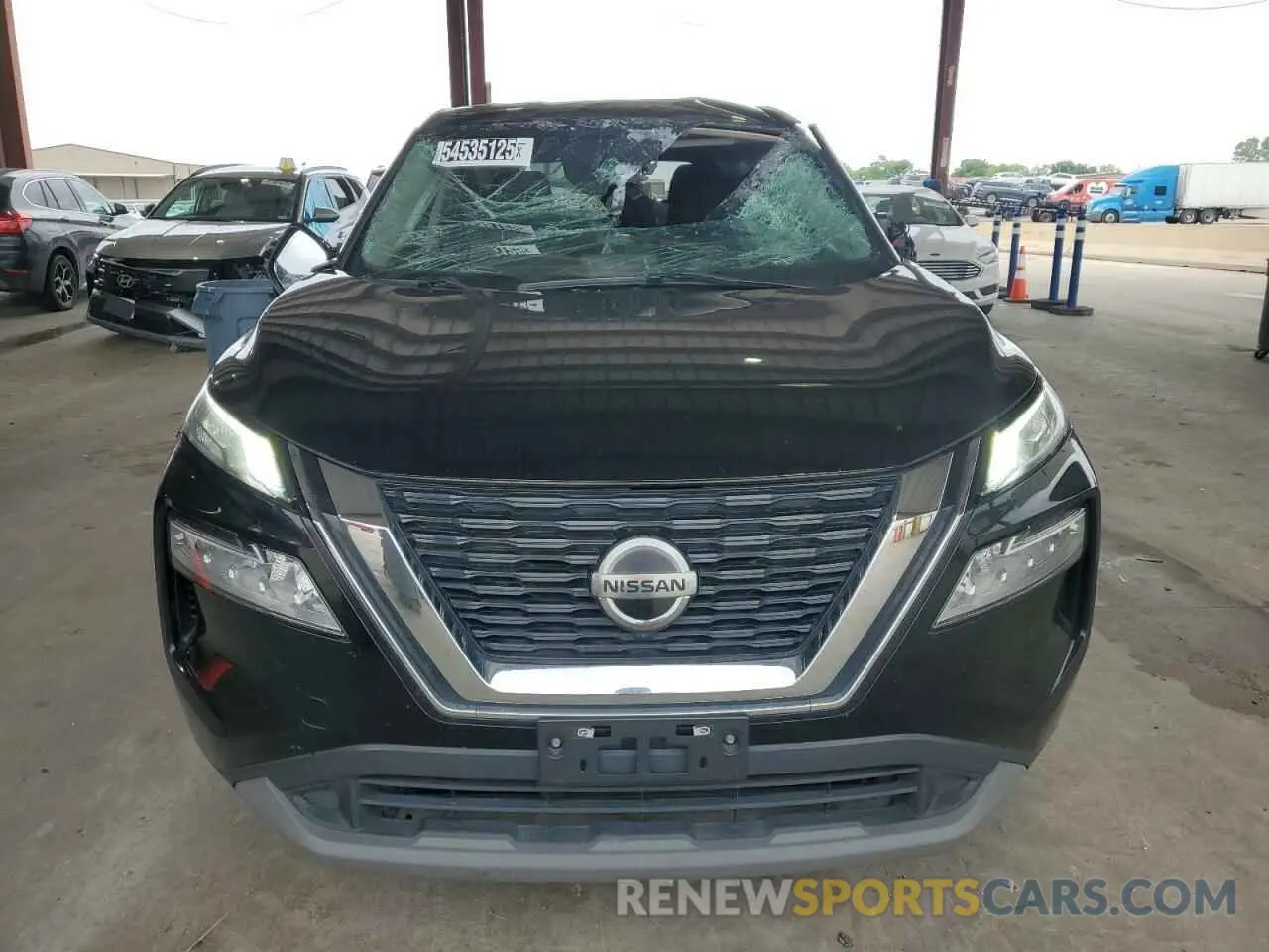 5 fotografías del automóvil dañado 5N1AT3BA8MC703705 NISSAN ROGUE 2021