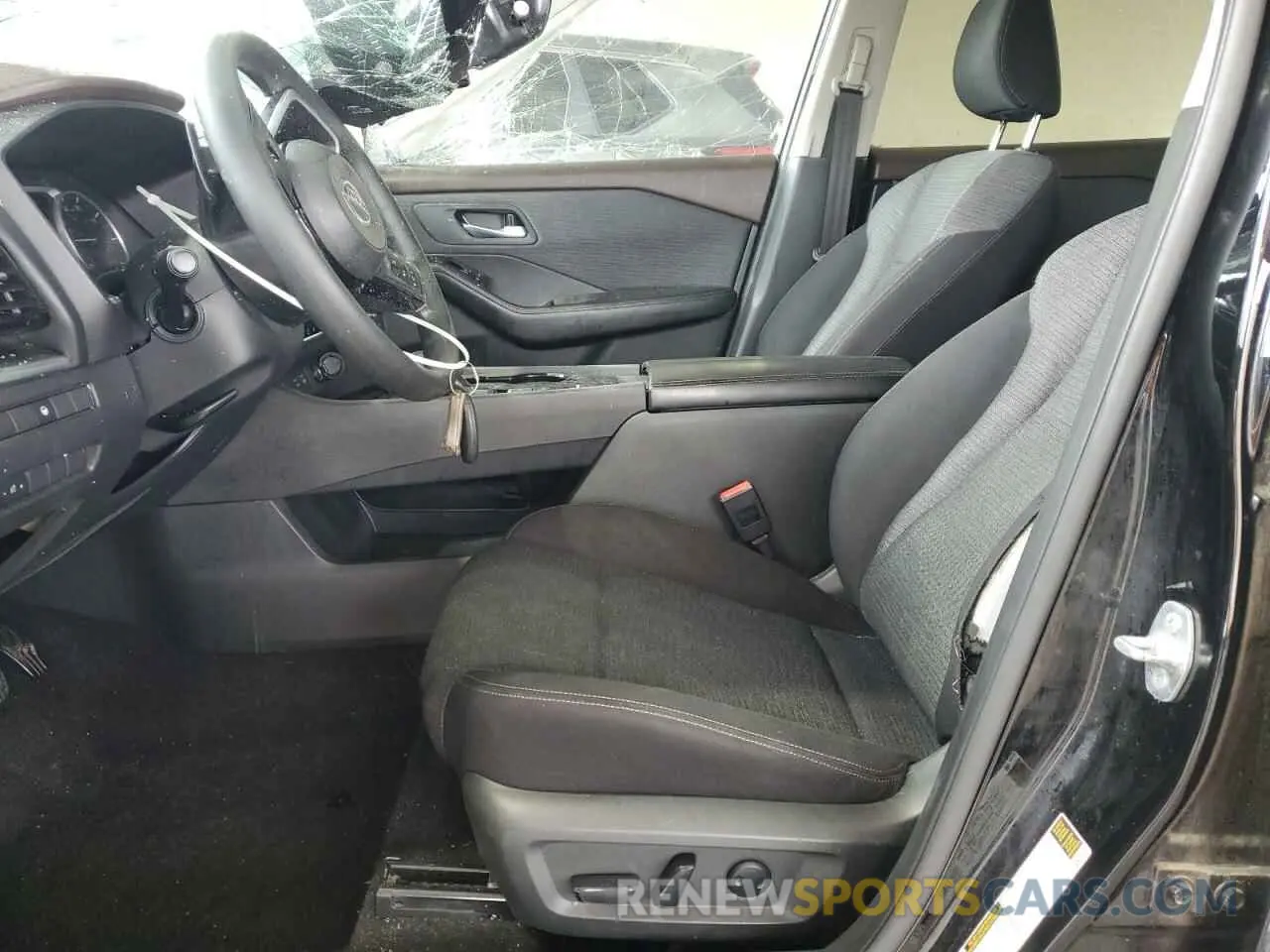 7 fotografías del automóvil dañado 5N1AT3BA8MC703705 NISSAN ROGUE 2021