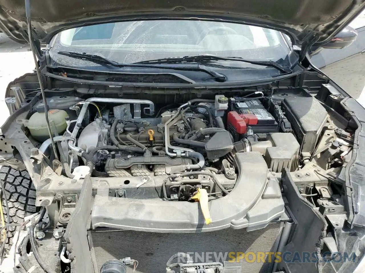 12 fotografías del automóvil dañado 5N1AT3BA8MC709312 NISSAN ROGUE 2021