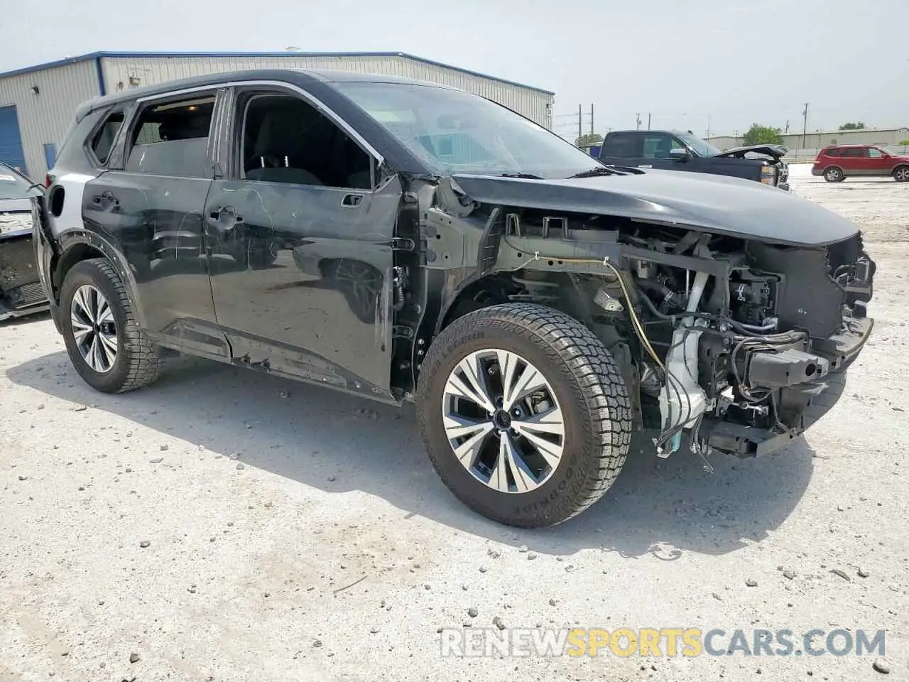 4 fotografías del automóvil dañado 5N1AT3BA8MC709312 NISSAN ROGUE 2021