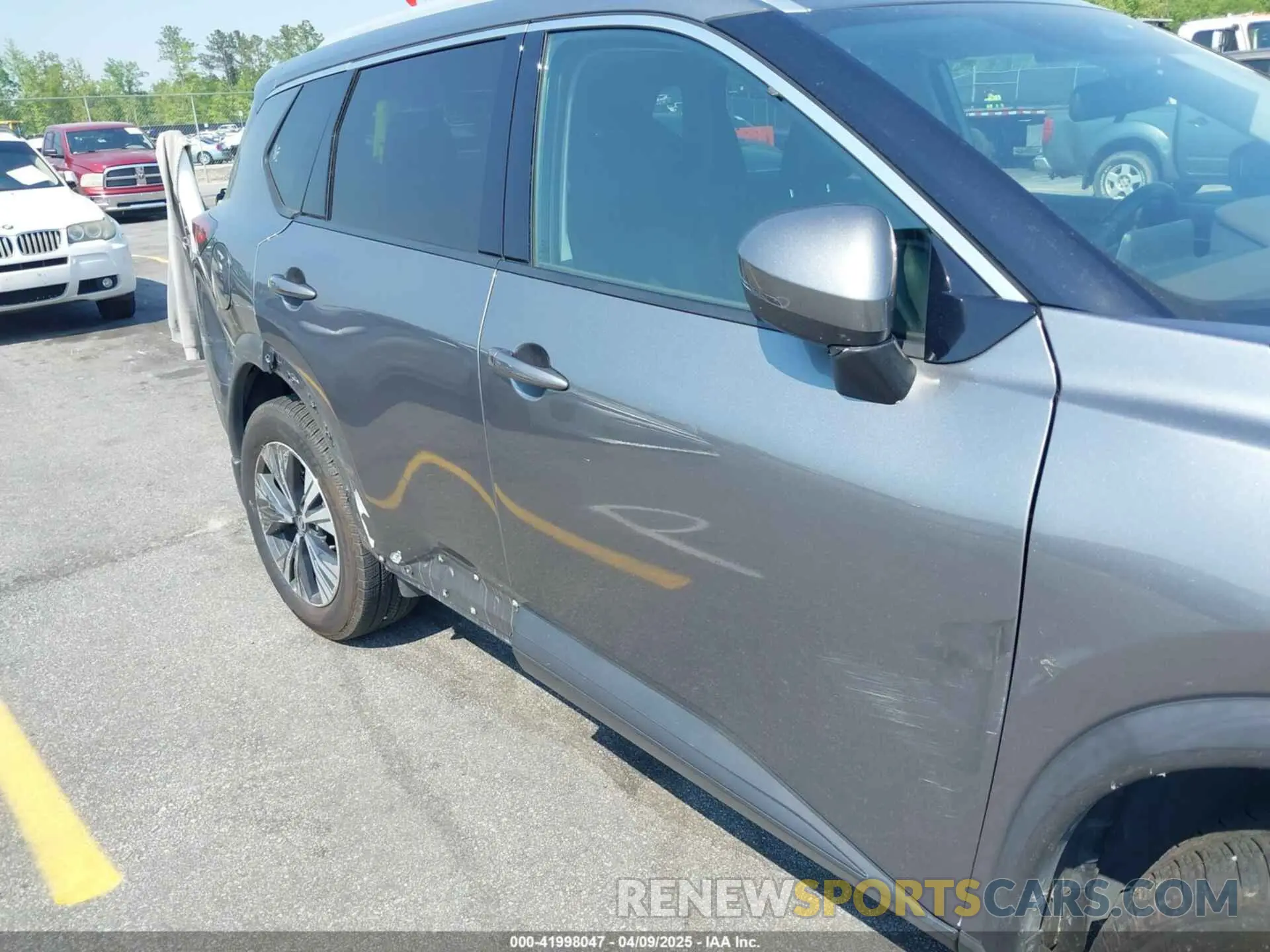 6 fotografías del automóvil dañado 5N1AT3BA8MC722285 NISSAN ROGUE 2021