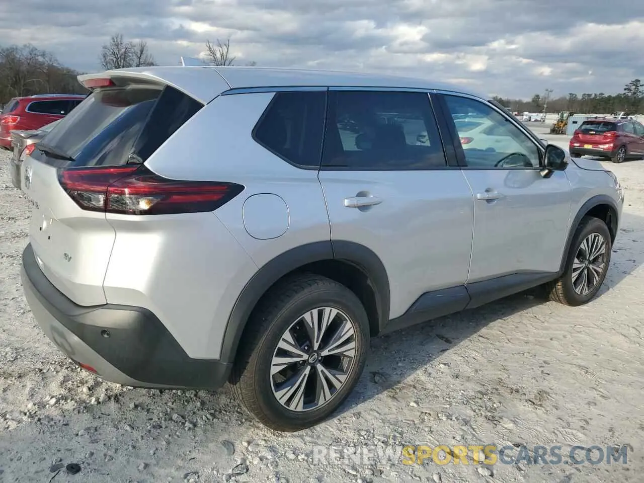 3 fotografías del automóvil dañado 5N1AT3BA8MC729530 NISSAN ROGUE 2021