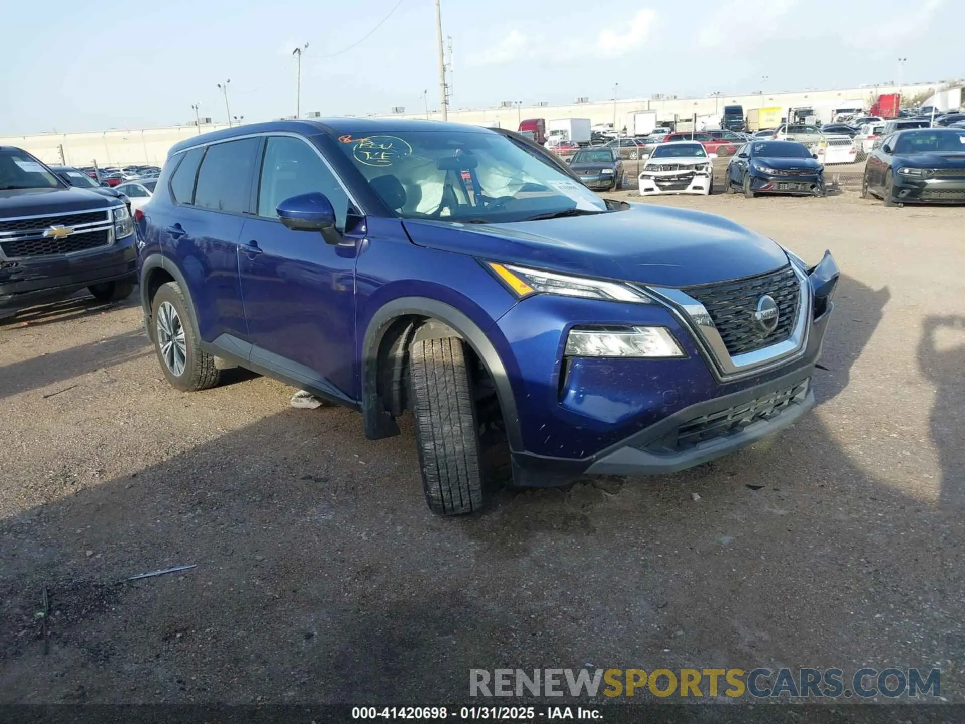 1 fotografías del automóvil dañado 5N1AT3BA8MC822161 NISSAN ROGUE 2021