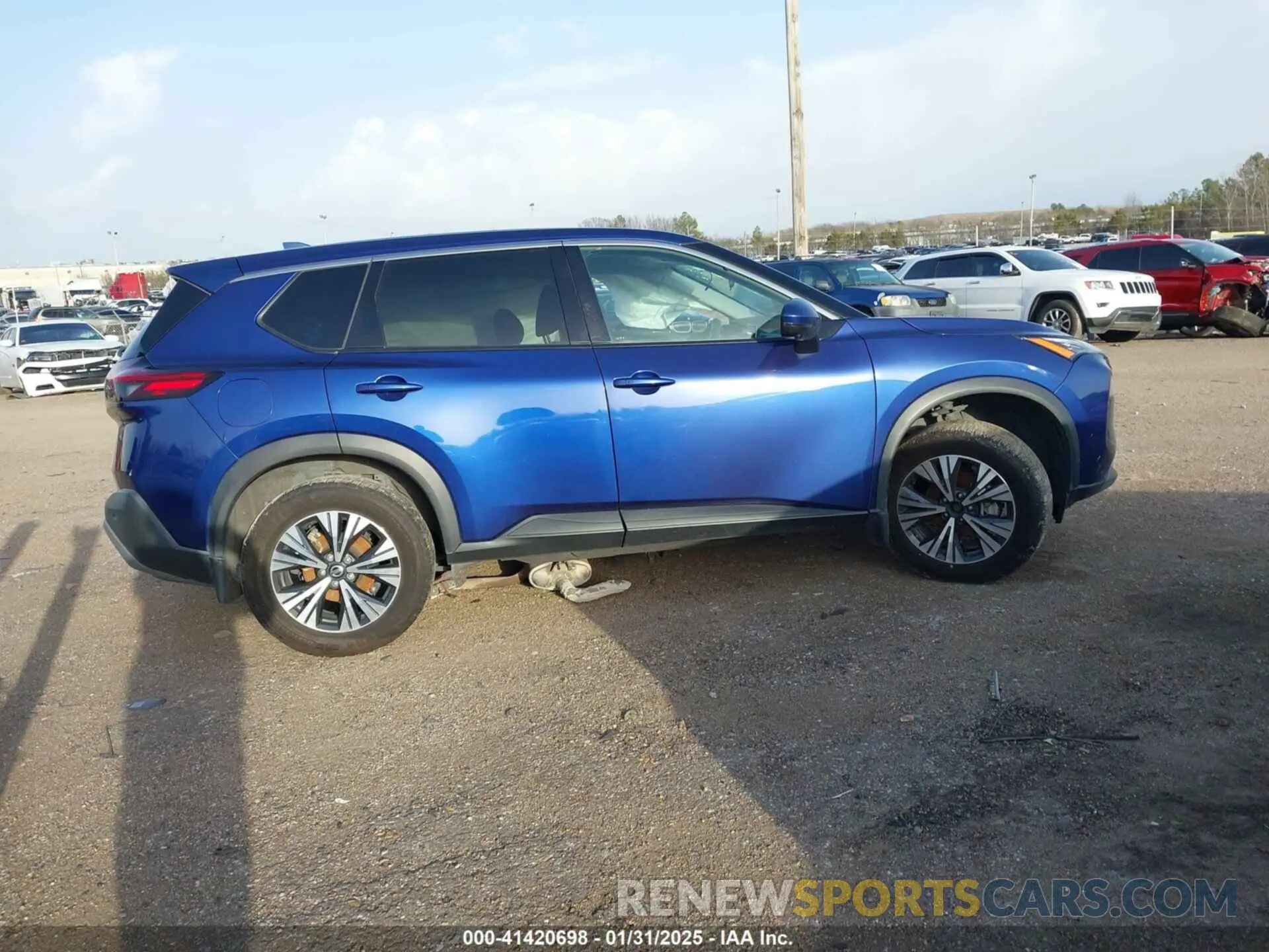 13 fotografías del automóvil dañado 5N1AT3BA8MC822161 NISSAN ROGUE 2021
