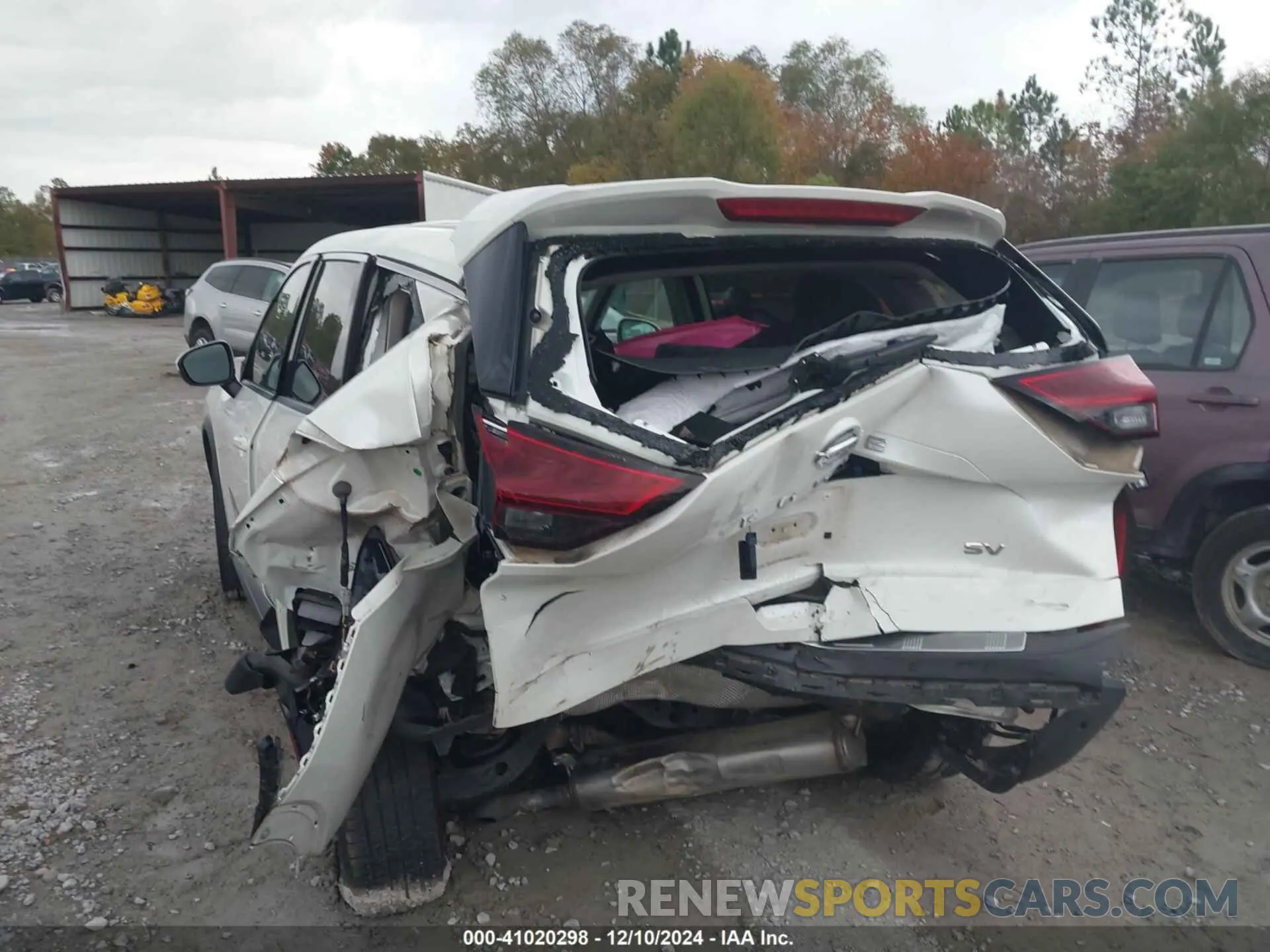 6 fotografías del automóvil dañado 5N1AT3BA8MC844449 NISSAN ROGUE 2021