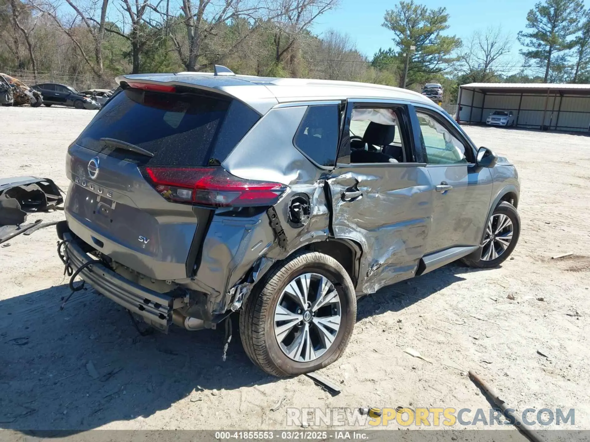 4 fotografías del automóvil dañado 5N1AT3BA9MC692231 NISSAN ROGUE 2021