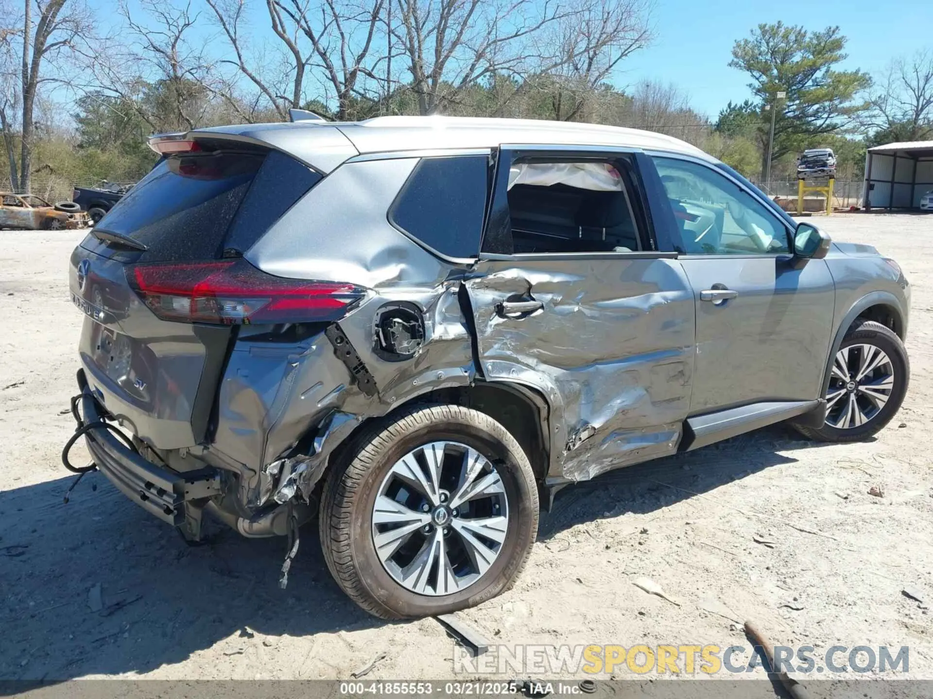 6 fotografías del automóvil dañado 5N1AT3BA9MC692231 NISSAN ROGUE 2021