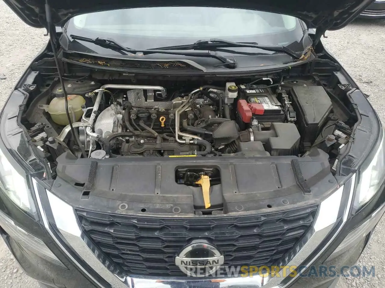 12 fotografías del automóvil dañado 5N1AT3BA9MC789672 NISSAN ROGUE 2021