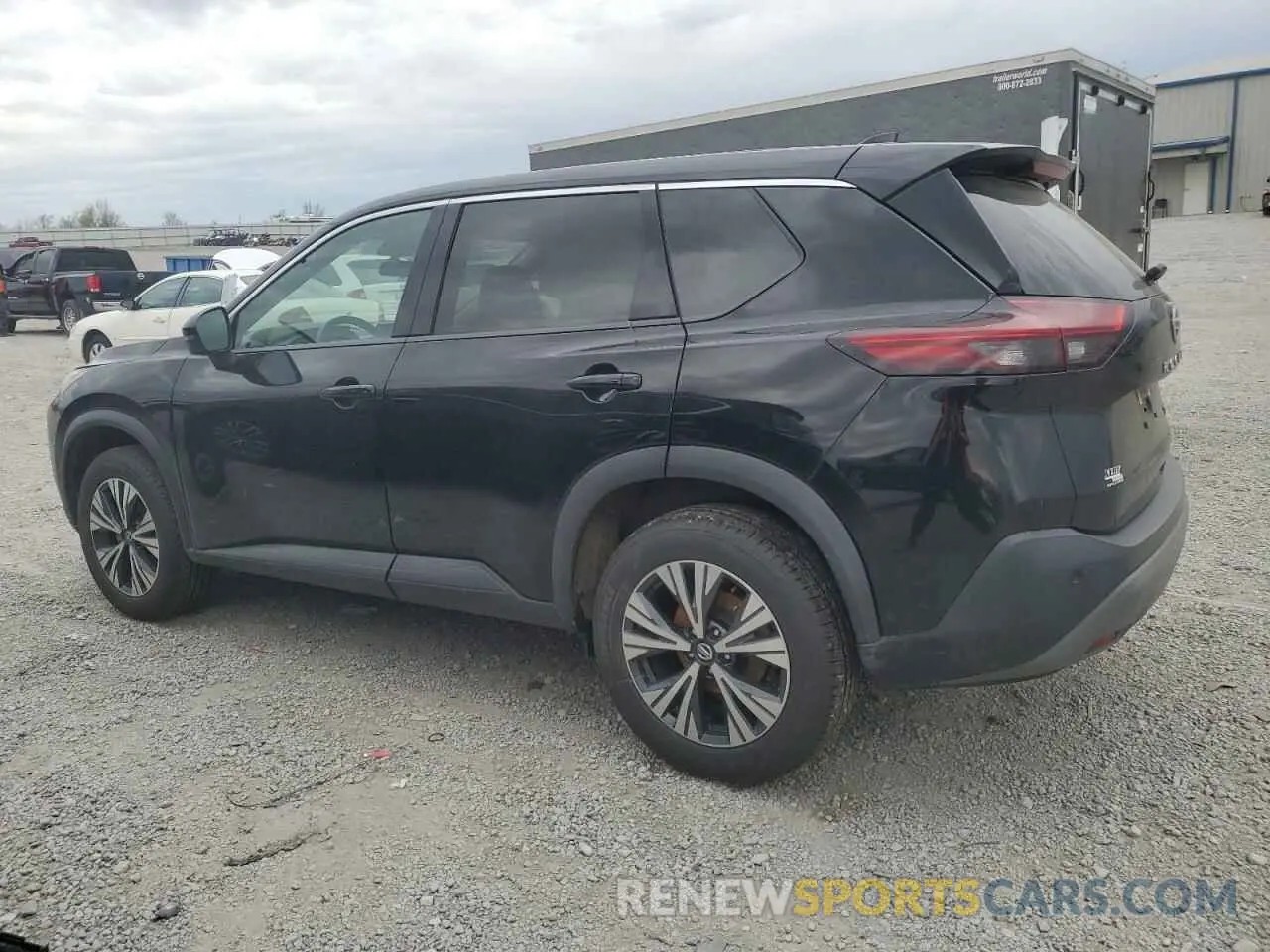 2 fotografías del automóvil dañado 5N1AT3BA9MC789672 NISSAN ROGUE 2021