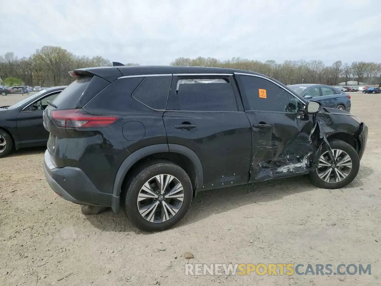 3 fotografías del automóvil dañado 5N1AT3BA9MC815722 NISSAN ROGUE 2021