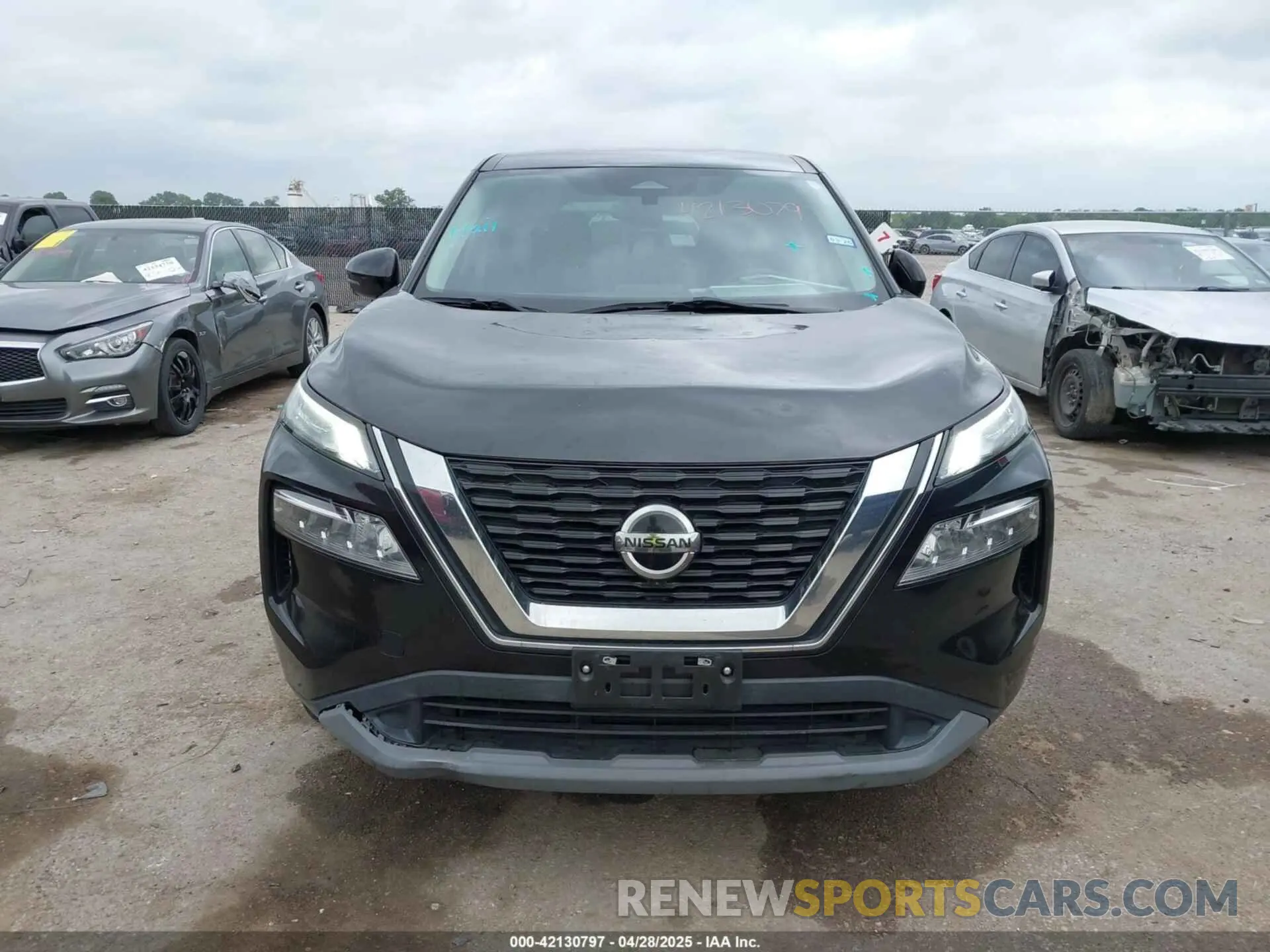 12 fotografías del automóvil dañado 5N1AT3BAXMC780382 NISSAN ROGUE 2021