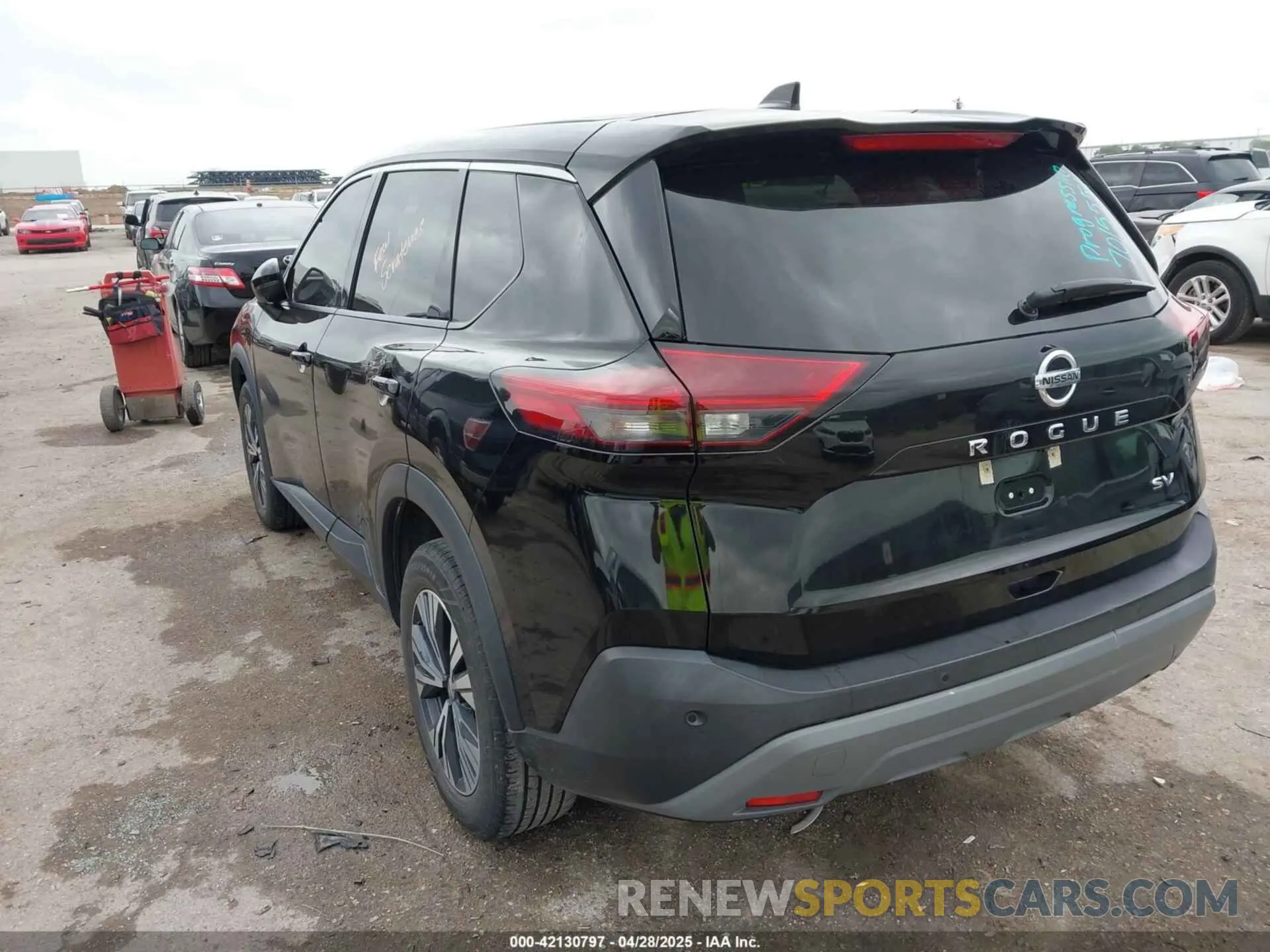 3 fotografías del automóvil dañado 5N1AT3BAXMC780382 NISSAN ROGUE 2021