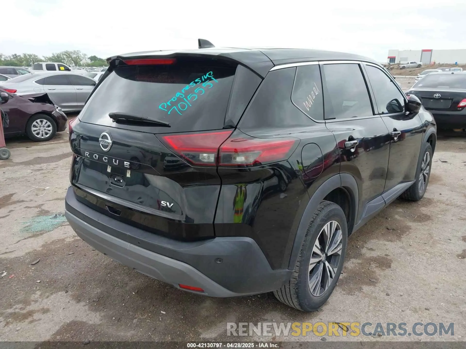 4 fotografías del automóvil dañado 5N1AT3BAXMC780382 NISSAN ROGUE 2021