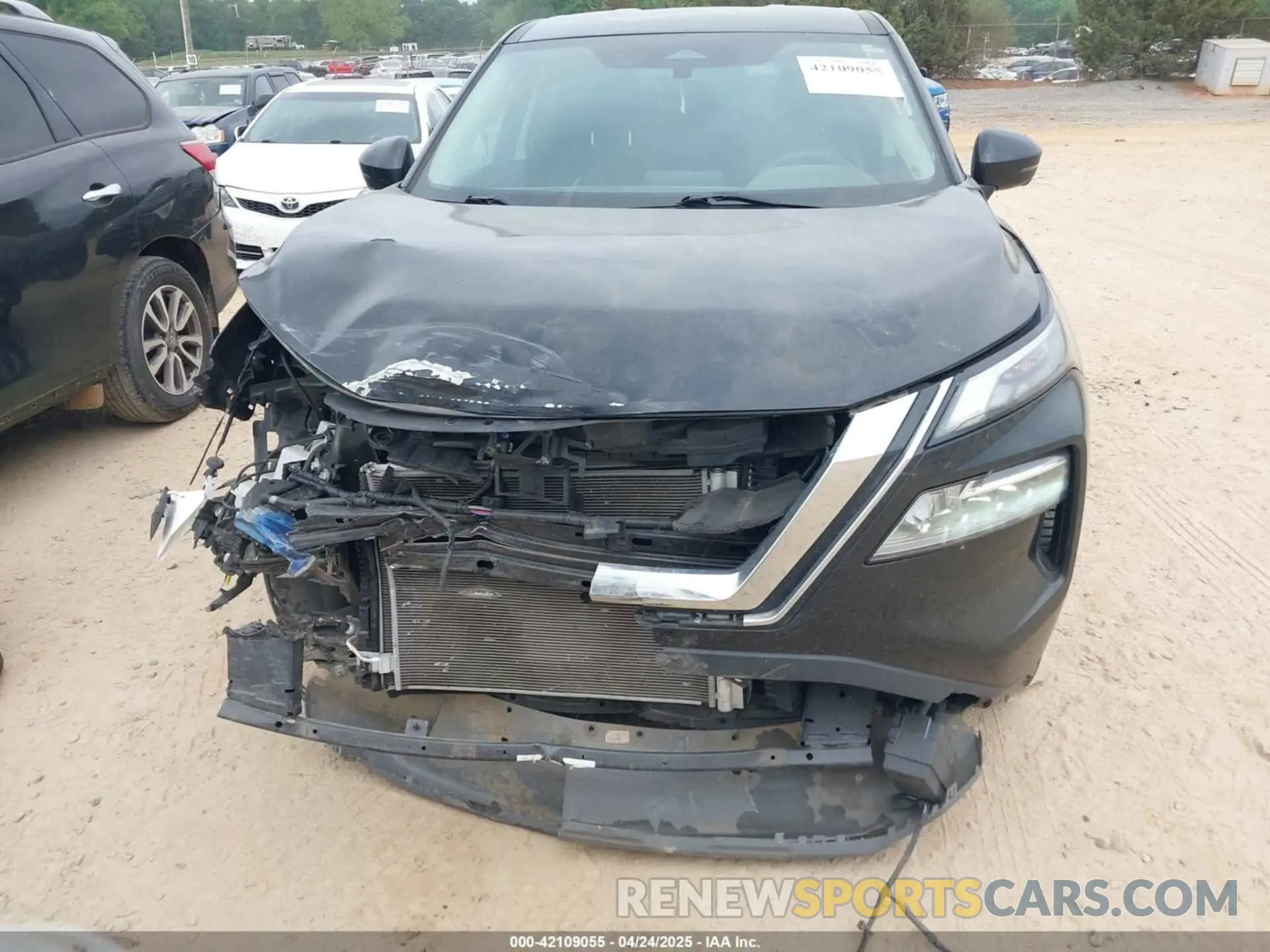 11 fotografías del automóvil dañado 5N1AT3BAXMC801313 NISSAN ROGUE 2021