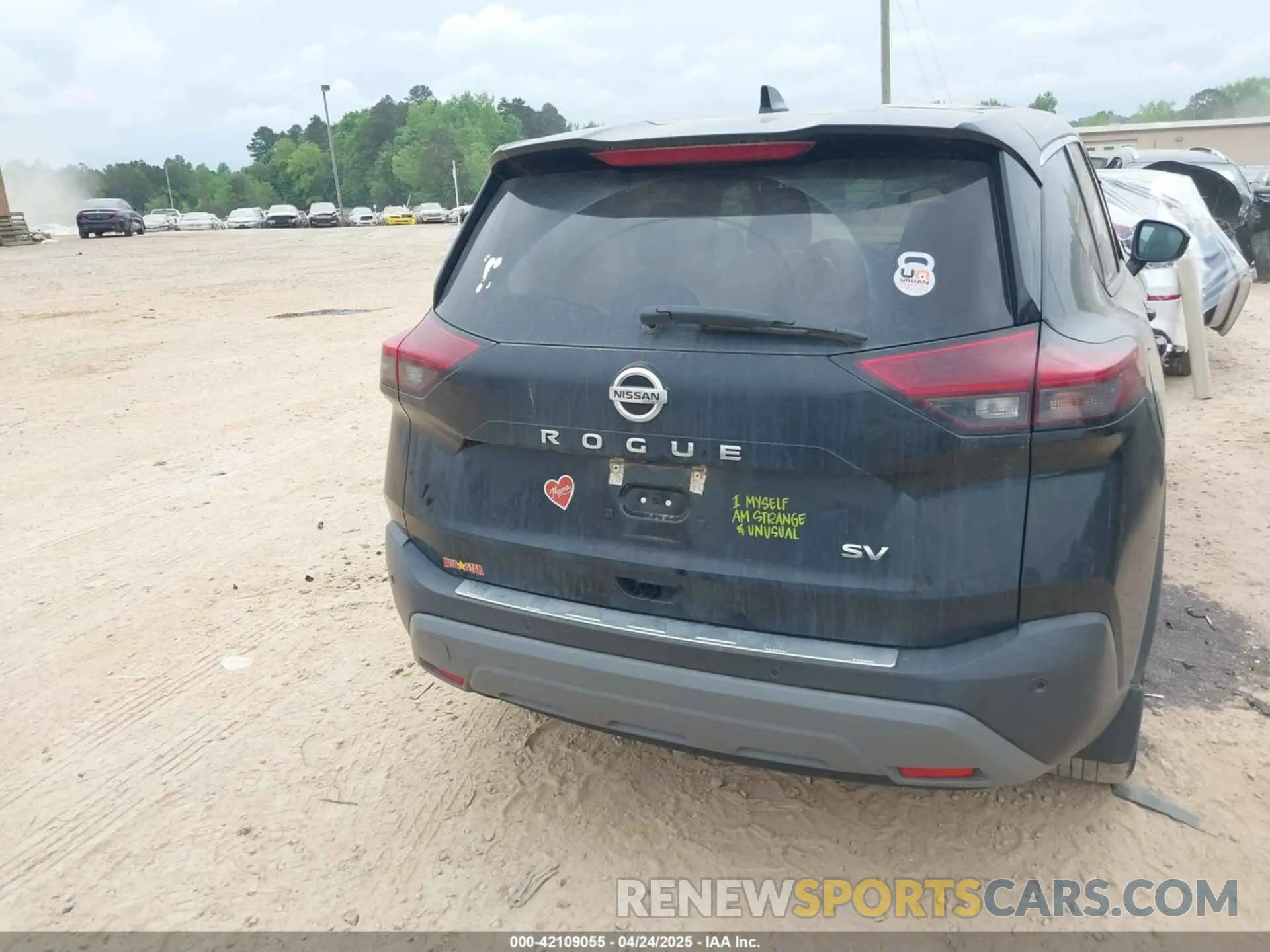15 fotografías del automóvil dañado 5N1AT3BAXMC801313 NISSAN ROGUE 2021