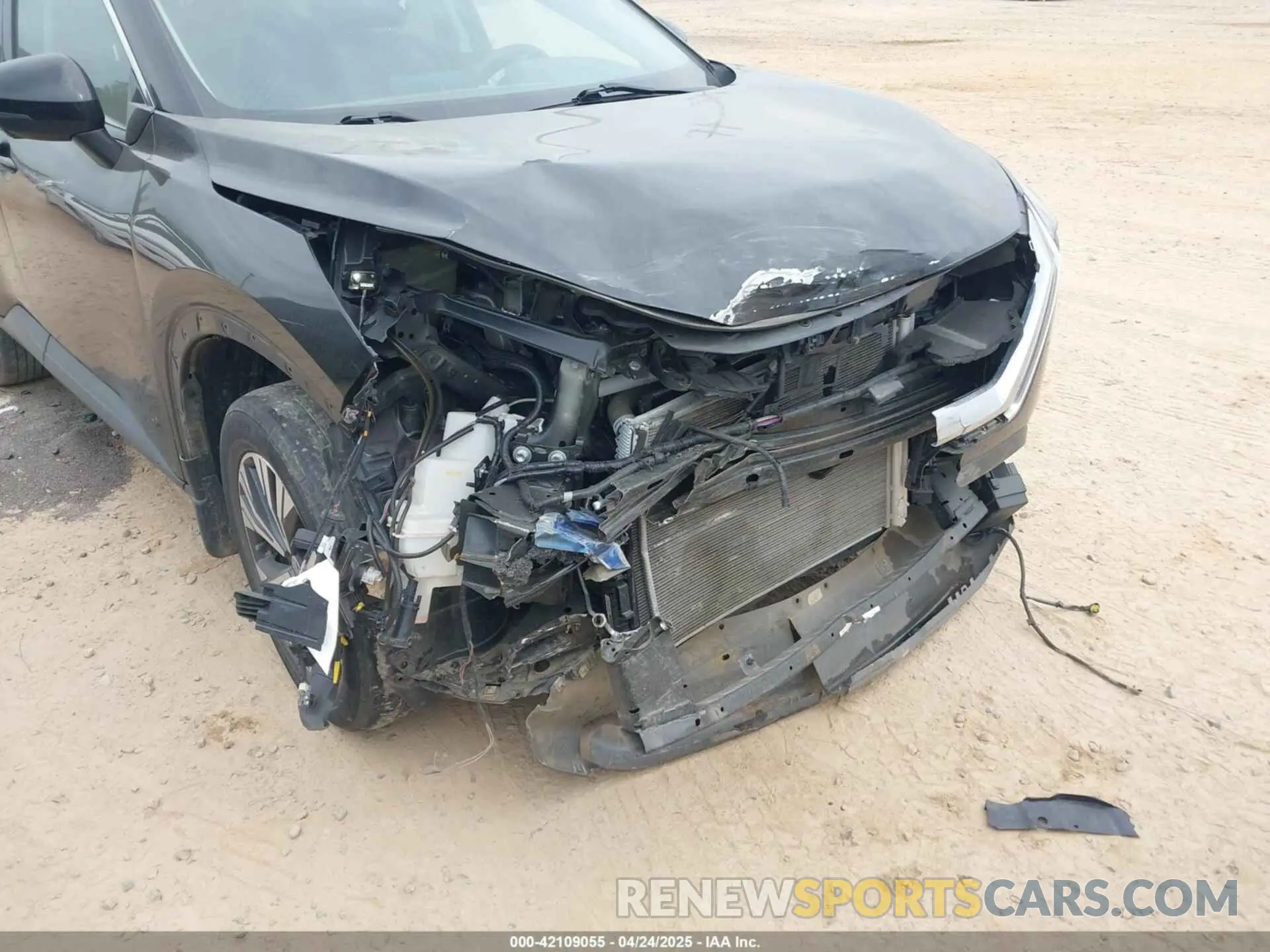 6 fotografías del automóvil dañado 5N1AT3BAXMC801313 NISSAN ROGUE 2021