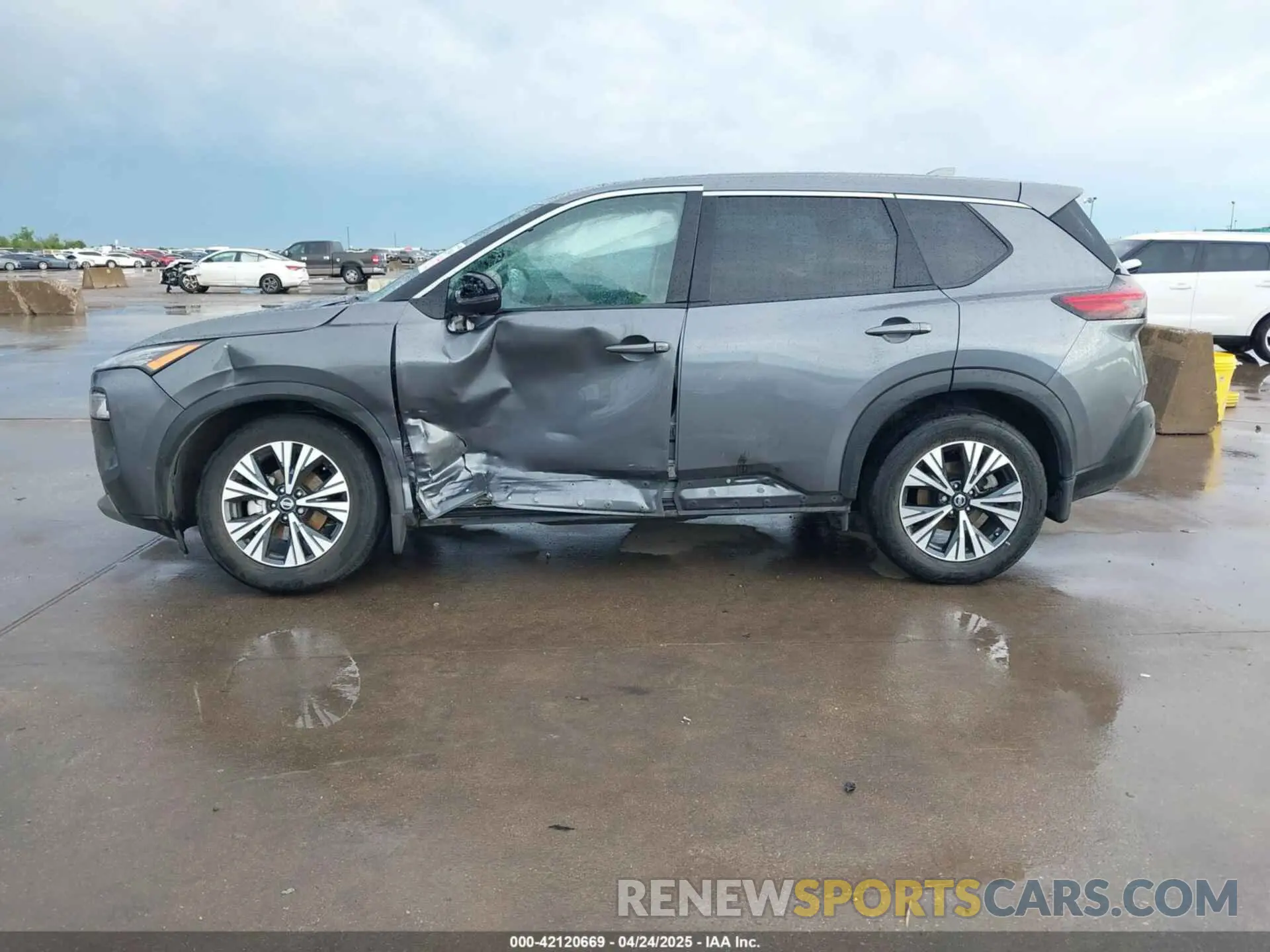 14 fotografías del automóvil dañado 5N1AT3BAXMC813543 NISSAN ROGUE 2021