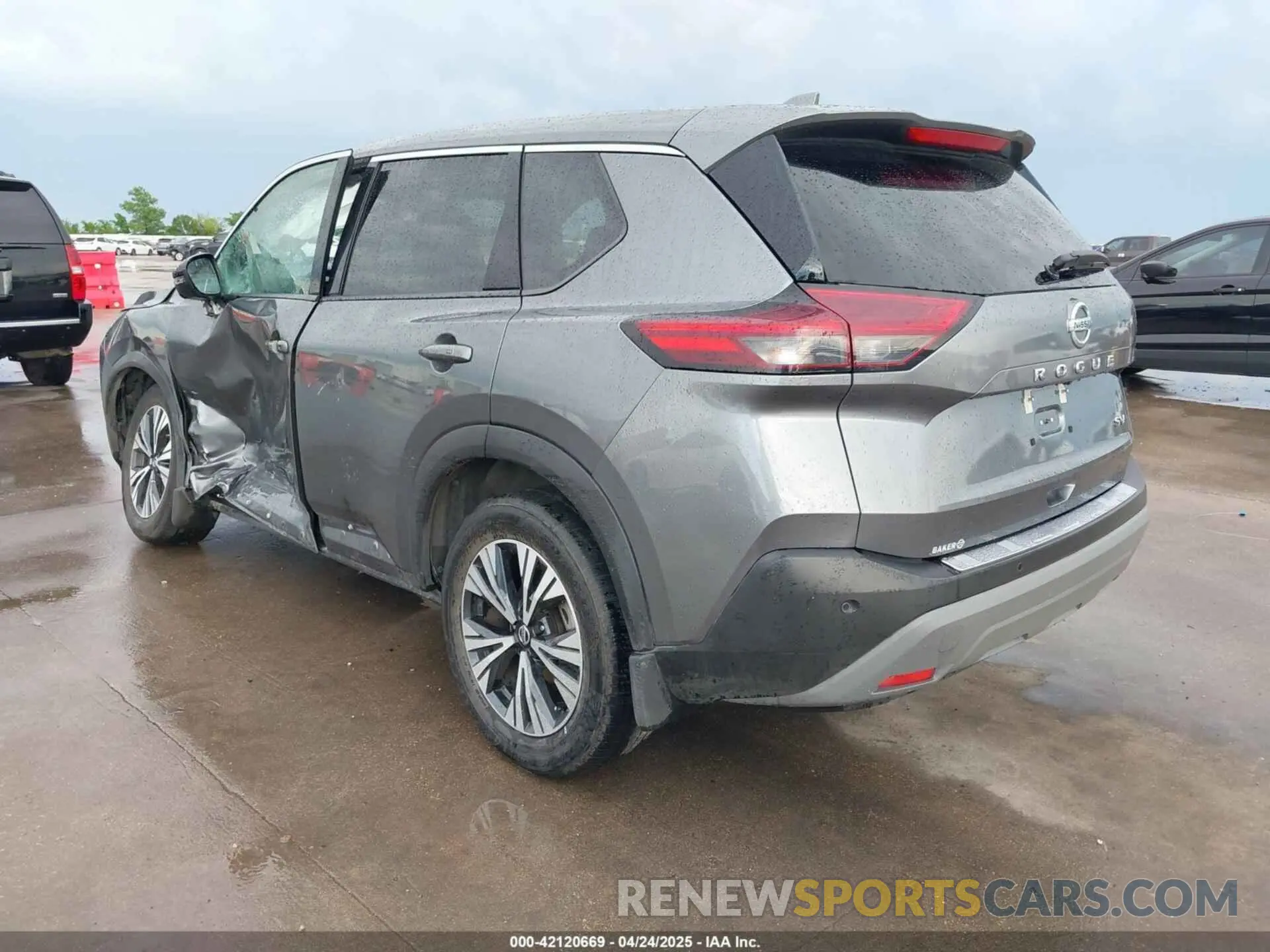 3 fotografías del automóvil dañado 5N1AT3BAXMC813543 NISSAN ROGUE 2021