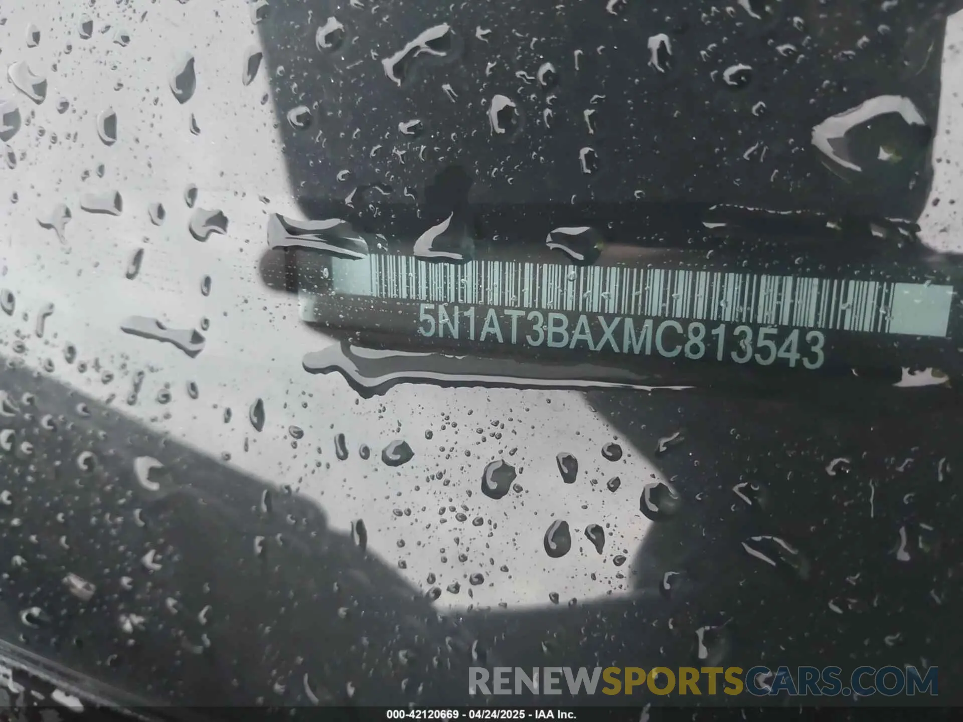 9 fotografías del automóvil dañado 5N1AT3BAXMC813543 NISSAN ROGUE 2021