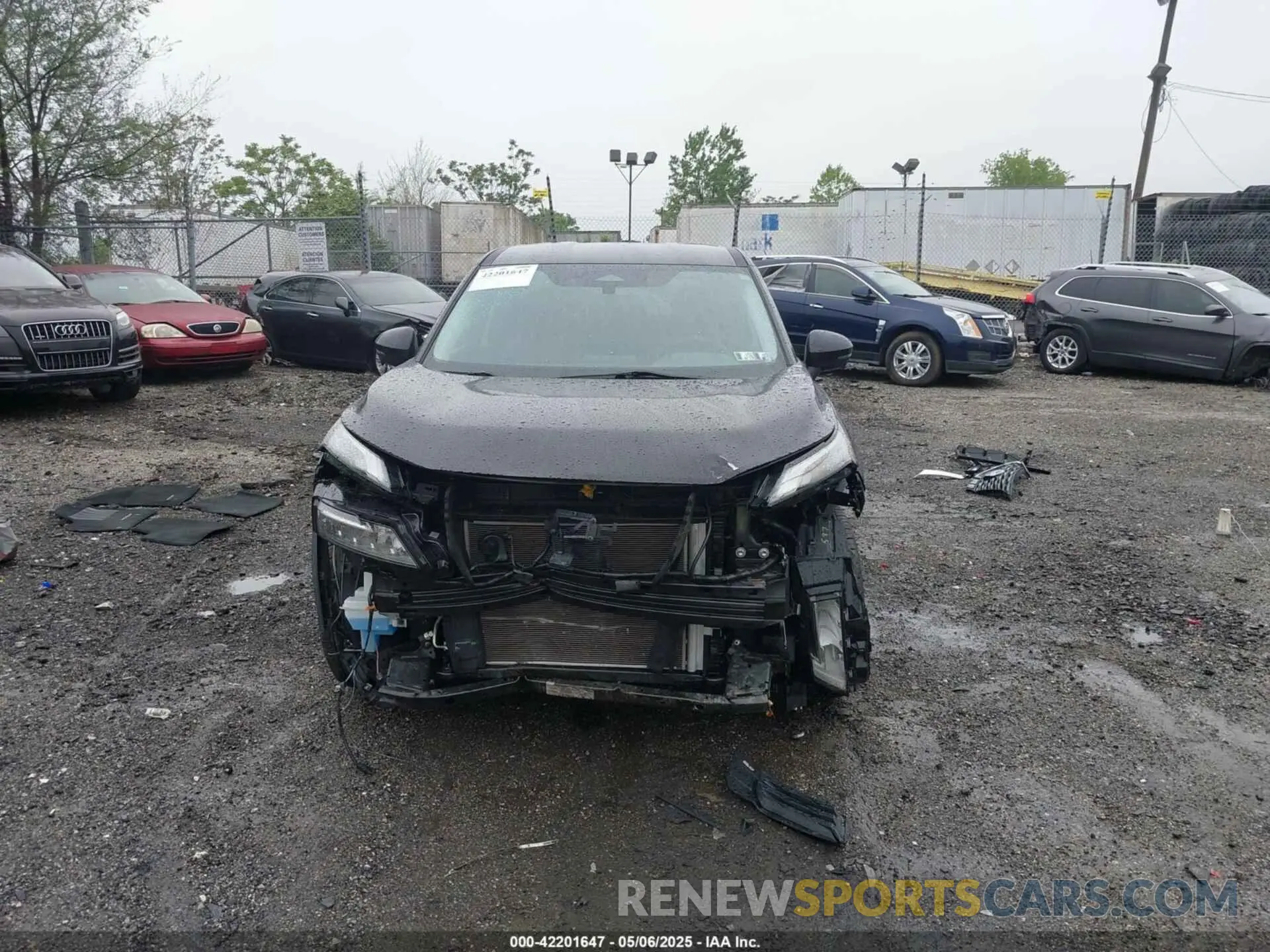 12 fotografías del automóvil dañado 5N1AT3BB1MC689347 NISSAN ROGUE 2021
